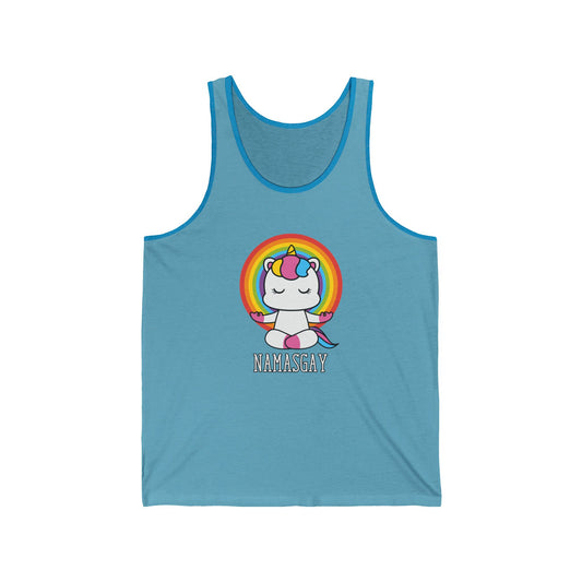 Namasgay Unicorn Tank Top – Fun LGBTQ Pride Shirt