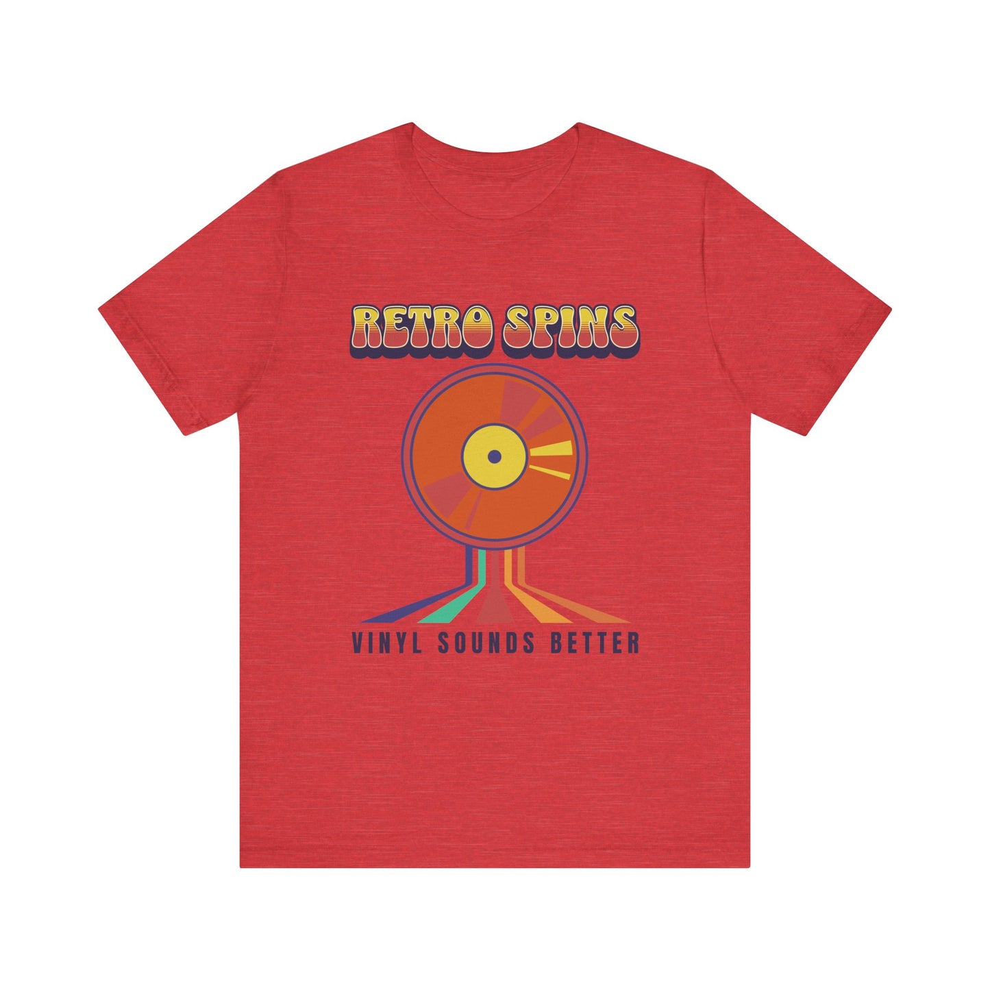 Retro Spins Vinyl T-Shirt - Vintage Music Lover Graphic Tee