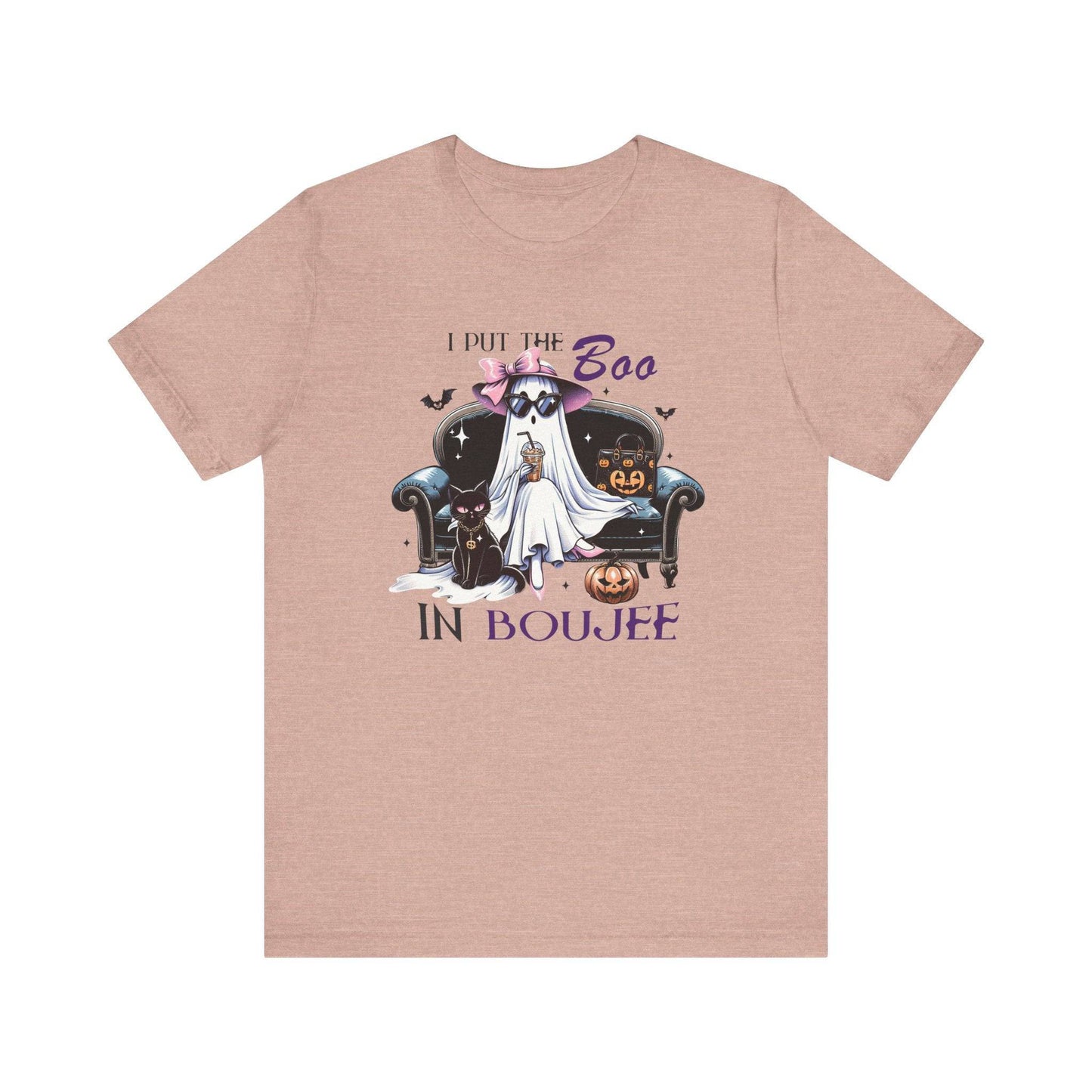 Boujee Ghost Halloween Shirt - I Put the Boo in Boujee Tee - Goateez Style
