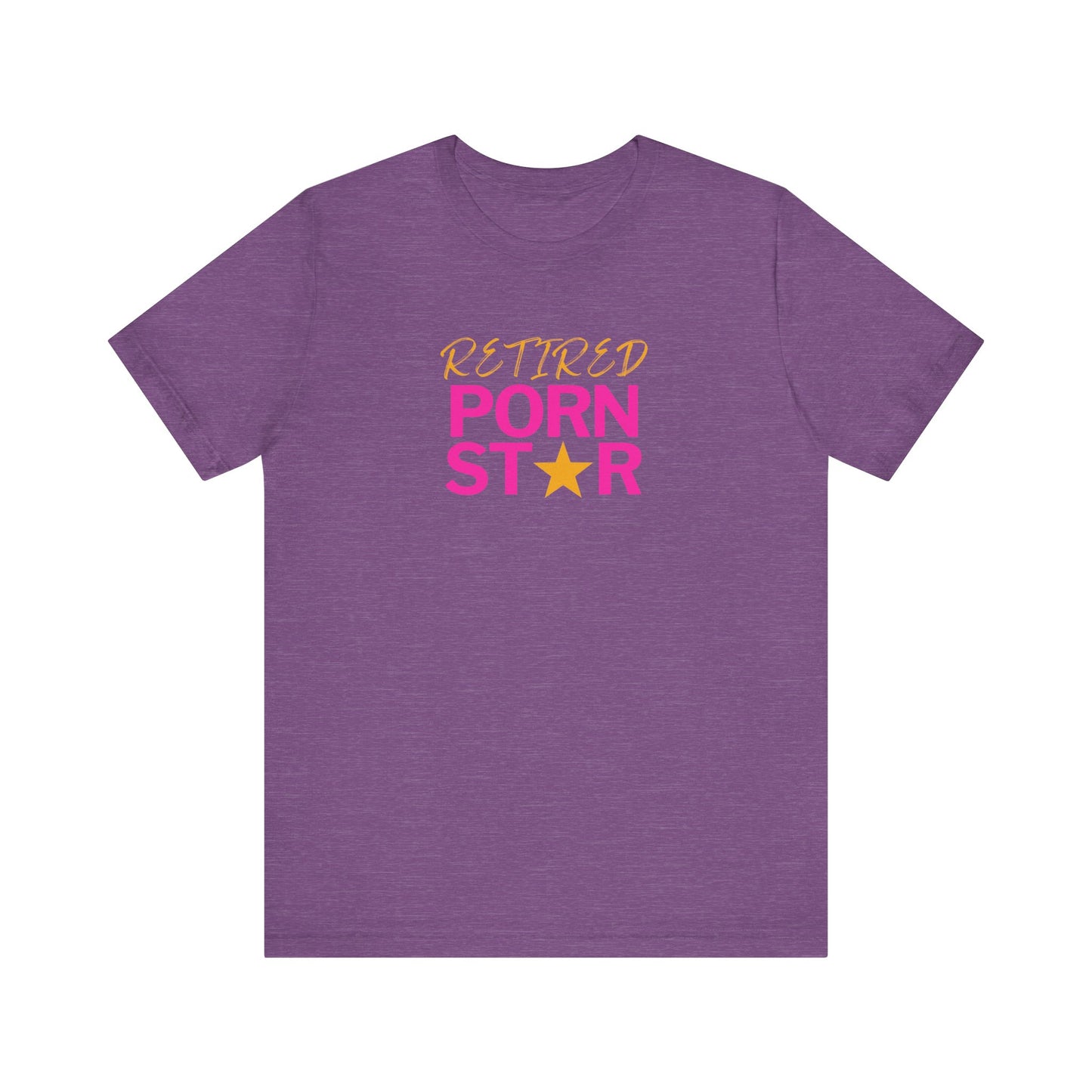 Retired Porn Star T-Shirt - Funny Cheeky Adult Humor Tee - Goateez Style