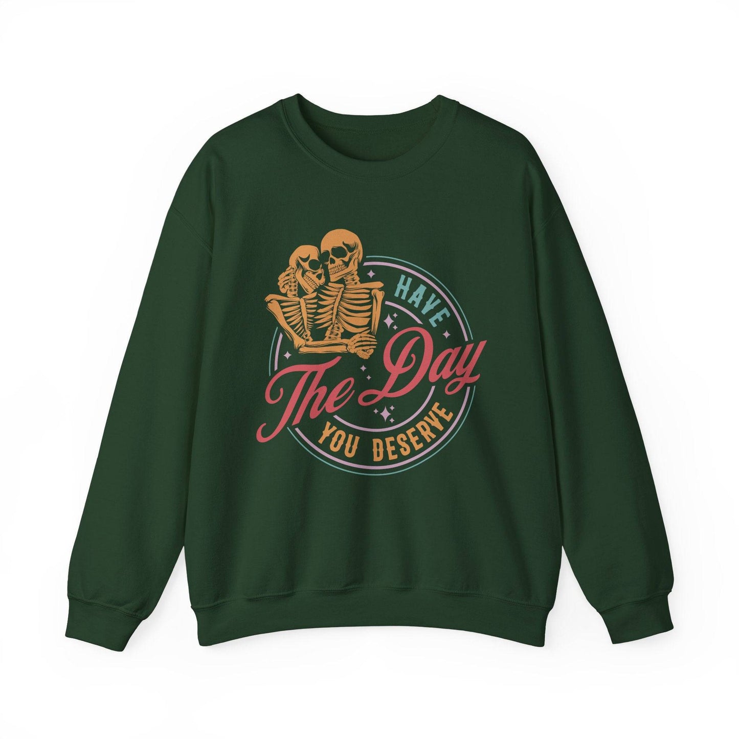 Stay Spooky Sweatshirt - Fun Halloween Smiley Design - Goateez Style