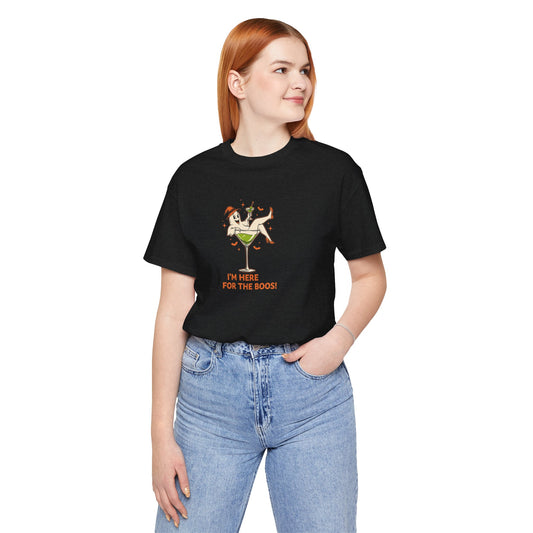 I'm Here For The Boos Shirt - Funny Halloween Drinking Tee