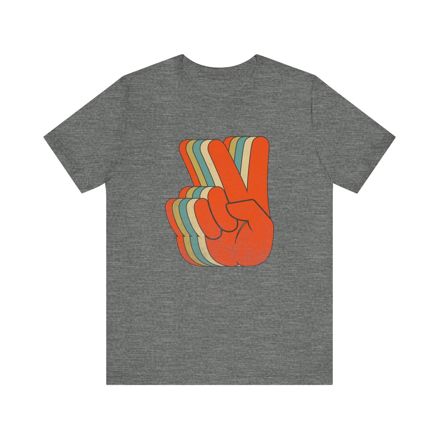 Retro Peace Sign T-Shirt - Vintage 60's & 70's Hippie Vibes