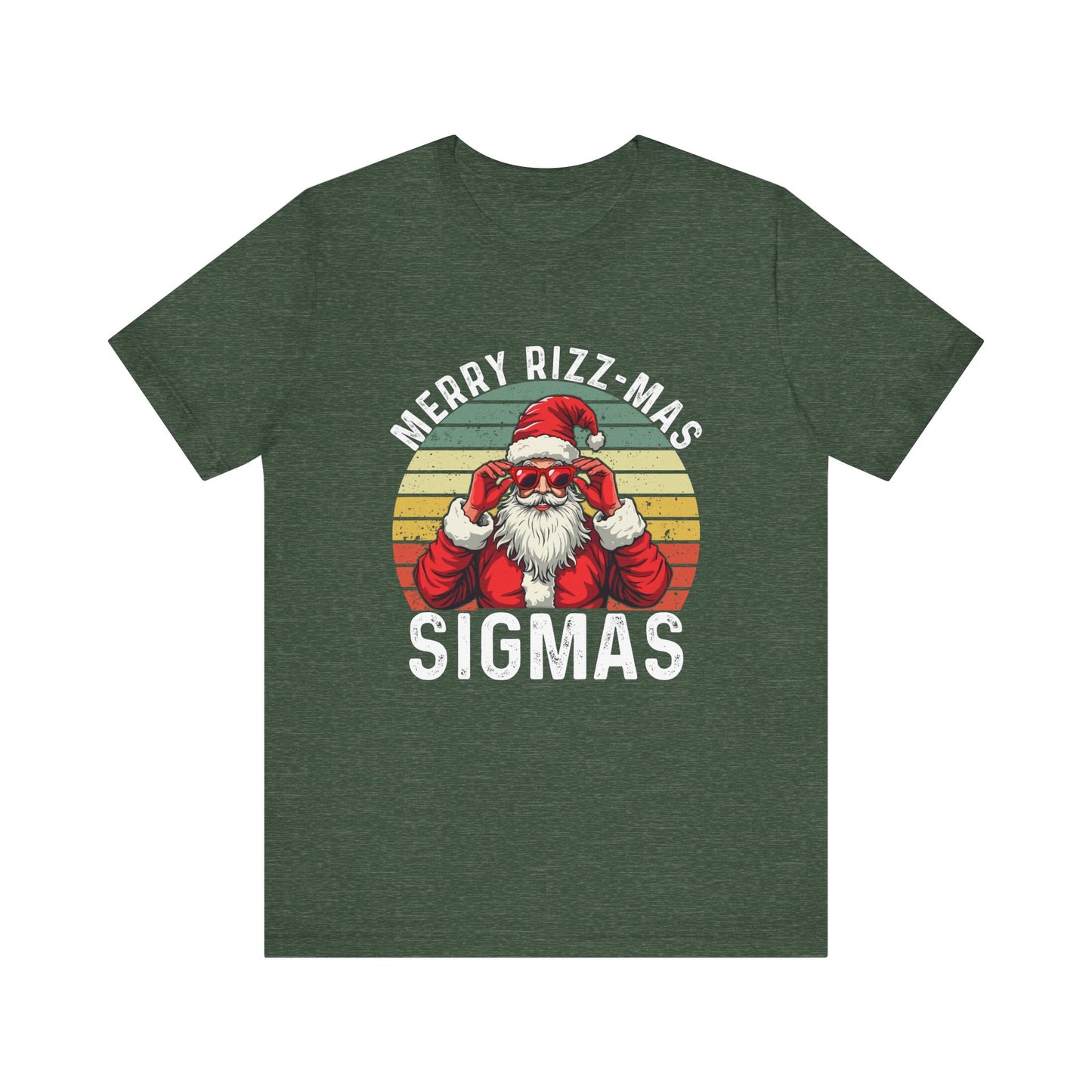 Merry-Rizzmas Sigmas Santa T-Shirt - Christmas Fun! - Goateez Style