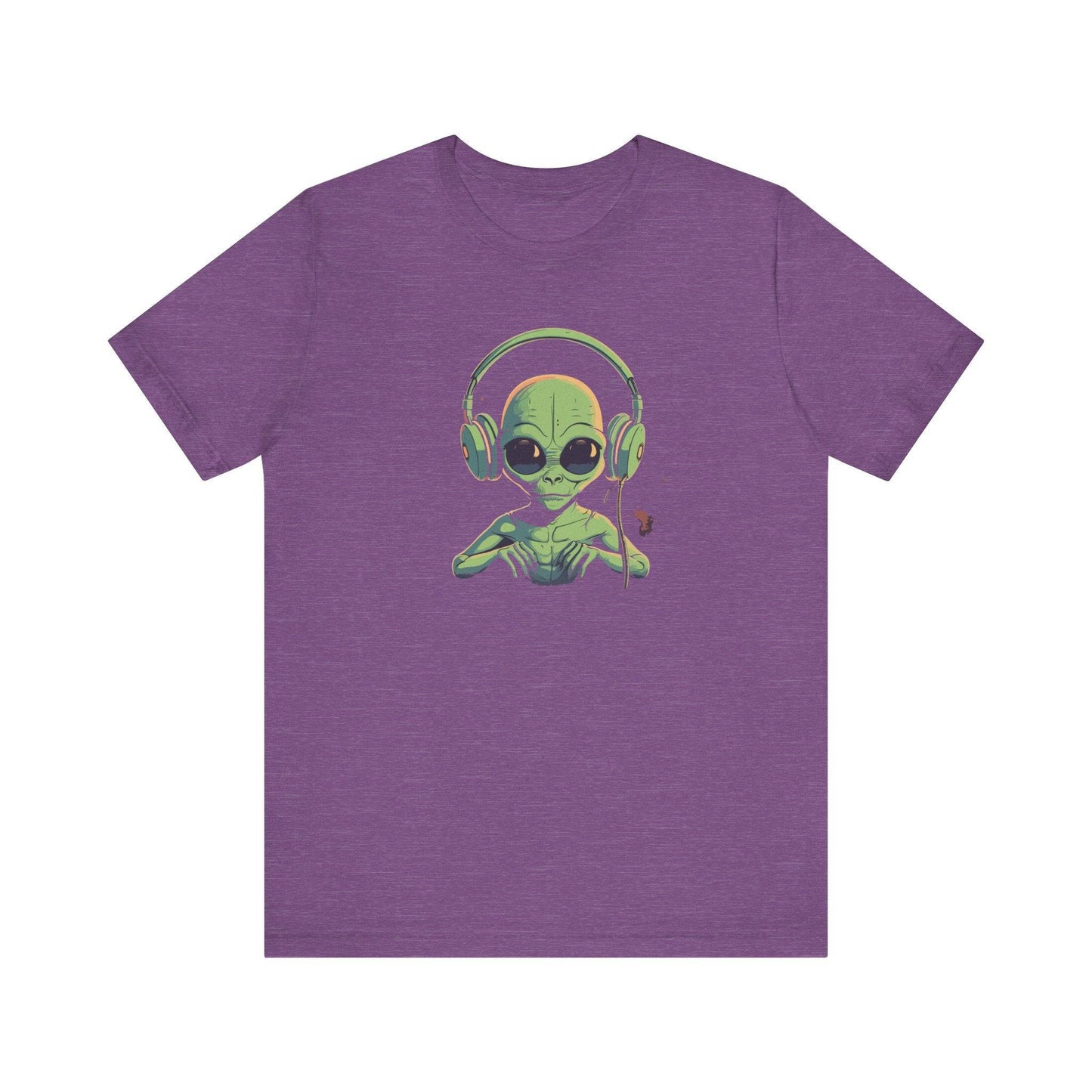 Alien Music Lover T-Shirt - Fun Extraterrestrial Fan Tee - Goateez Style