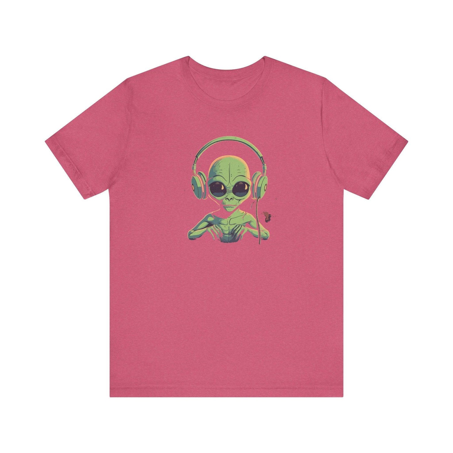 Alien Music Lover T-Shirt - Fun Extraterrestrial Fan Tee - Goateez Style