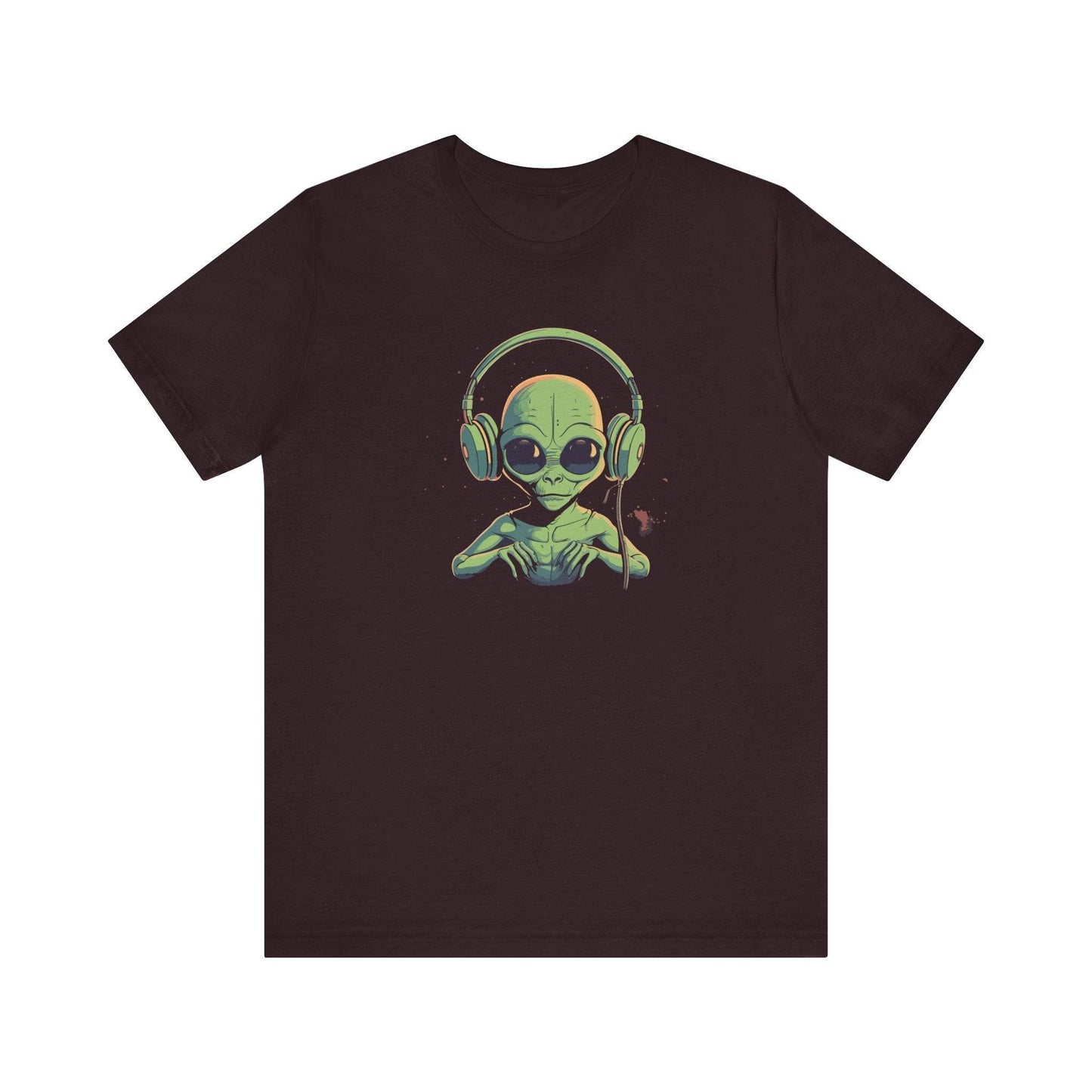 Alien Music Lover T-Shirt - Fun Extraterrestrial Fan Tee - Goateez Style