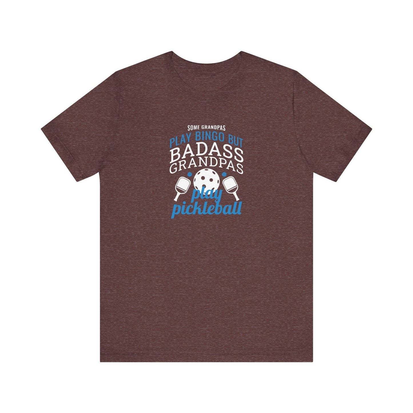 Badass Grandpas Play Pickleball T-Shirt - Funny Pickleball Grandpa Tee - Goateez Style