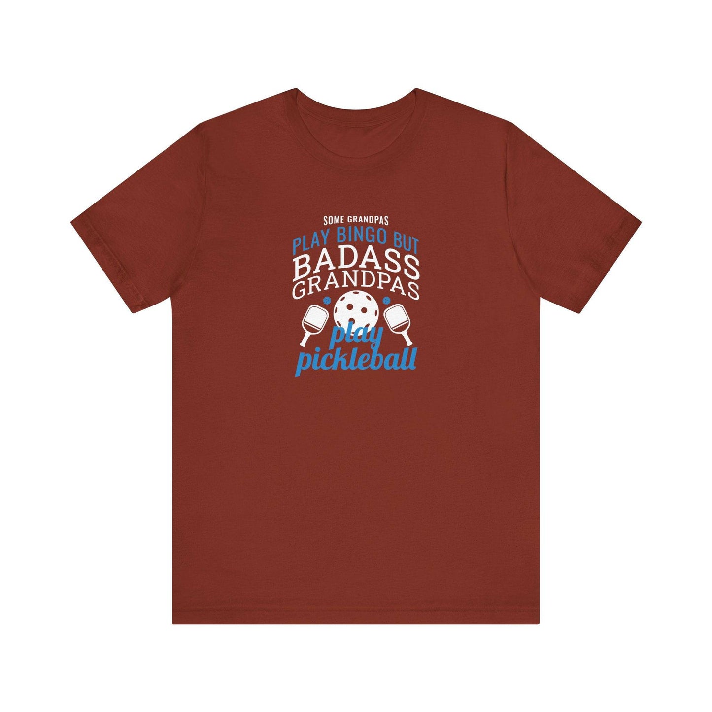 Badass Grandpas Play Pickleball T-Shirt - Funny Pickleball Grandpa Tee - Goateez Style