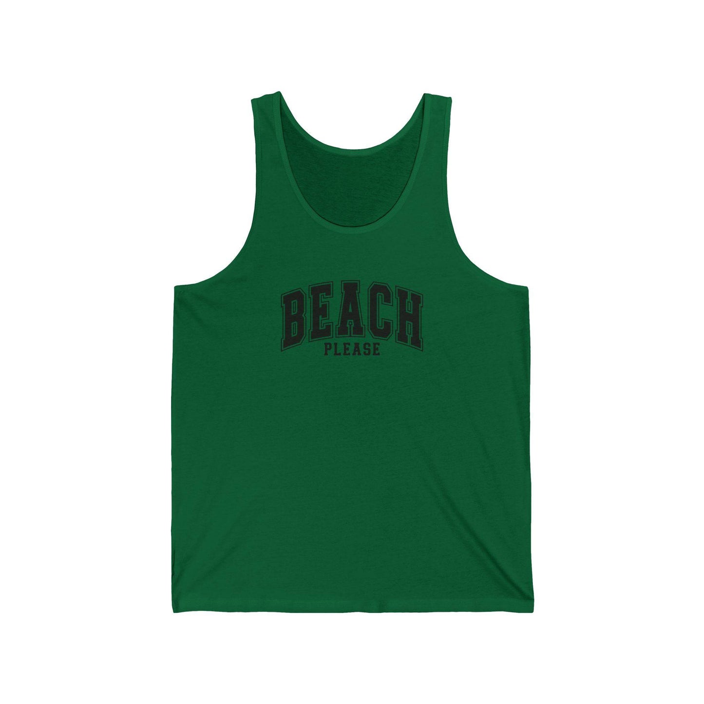 Beach Please Tank Top - Fun Summer Design - Goateez Style