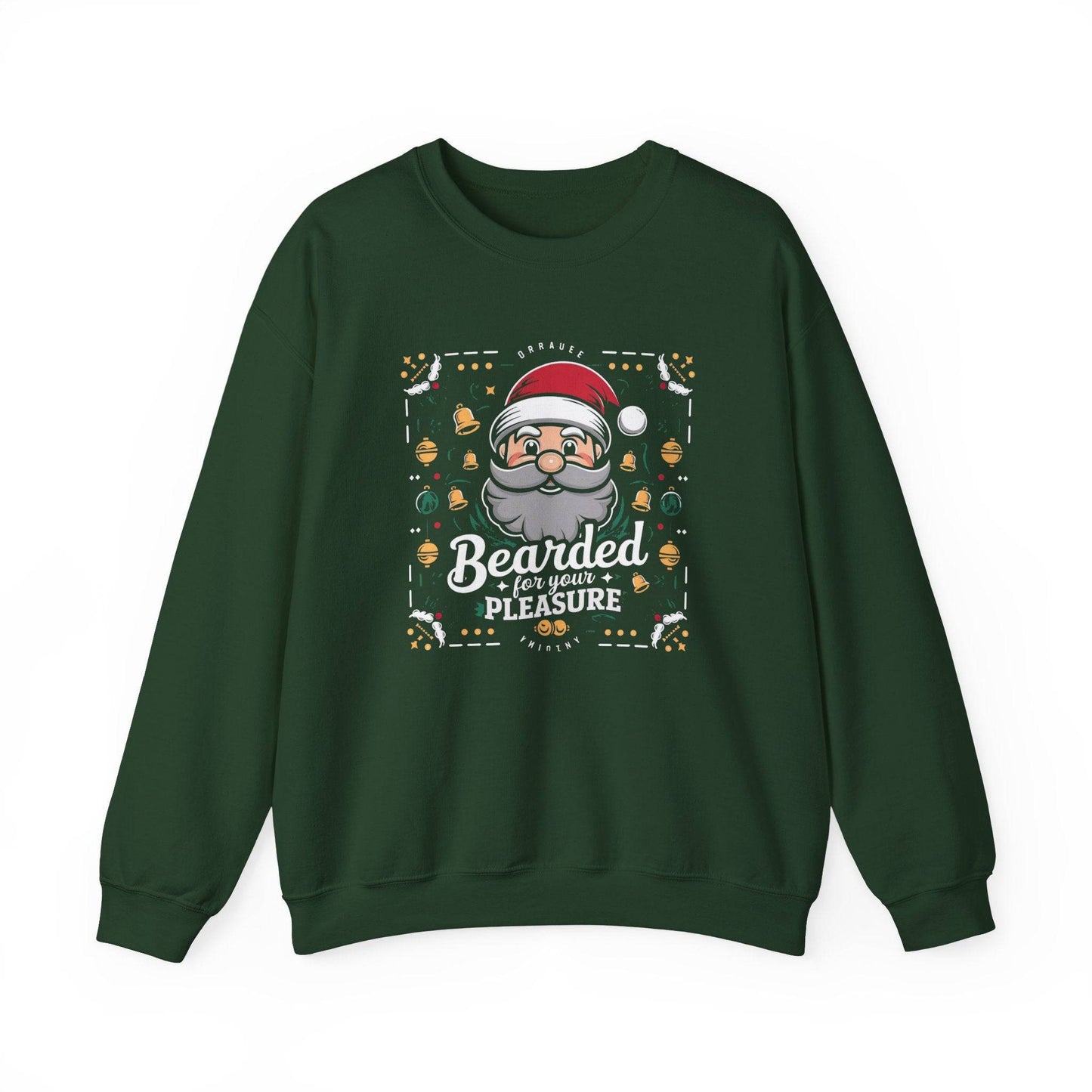 Bearded for Your Pleasure Funny Santa Christmas Sweatshirt - Goateez Style