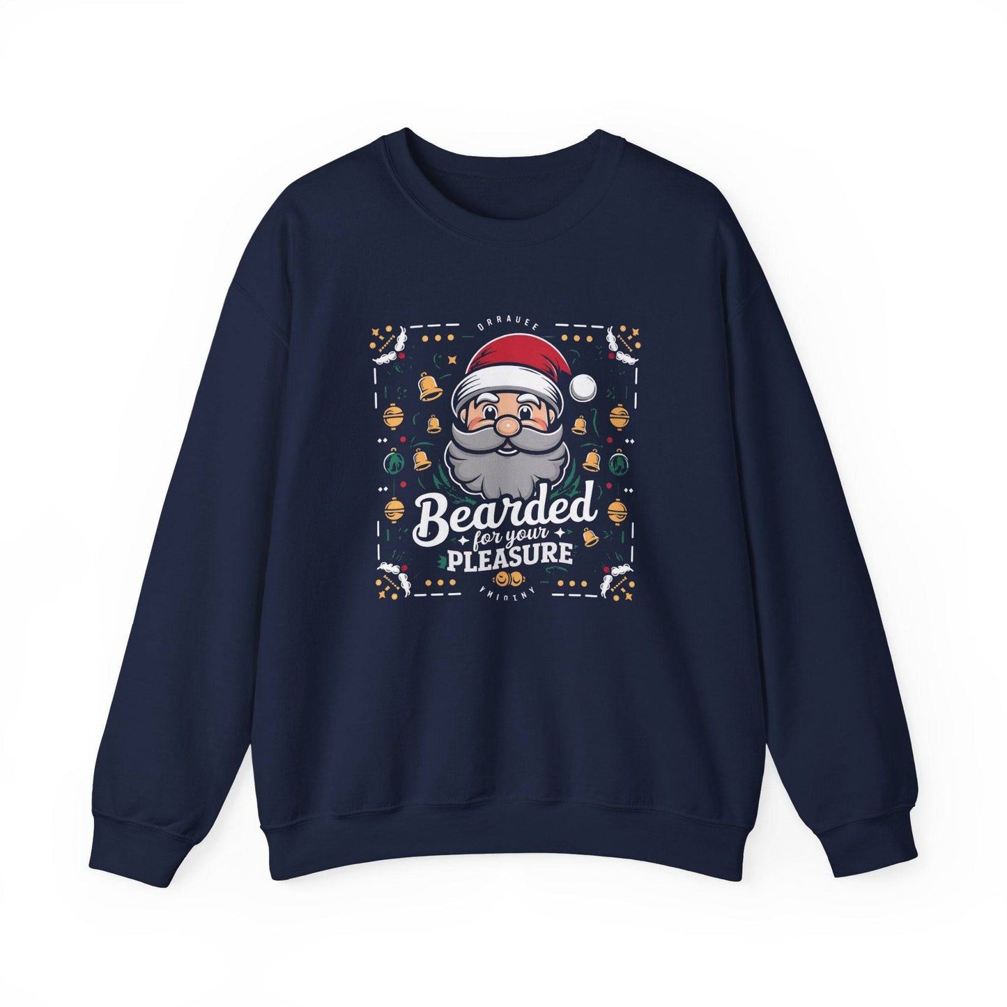 Bearded for Your Pleasure Funny Santa Christmas Sweatshirt - Goateez Style