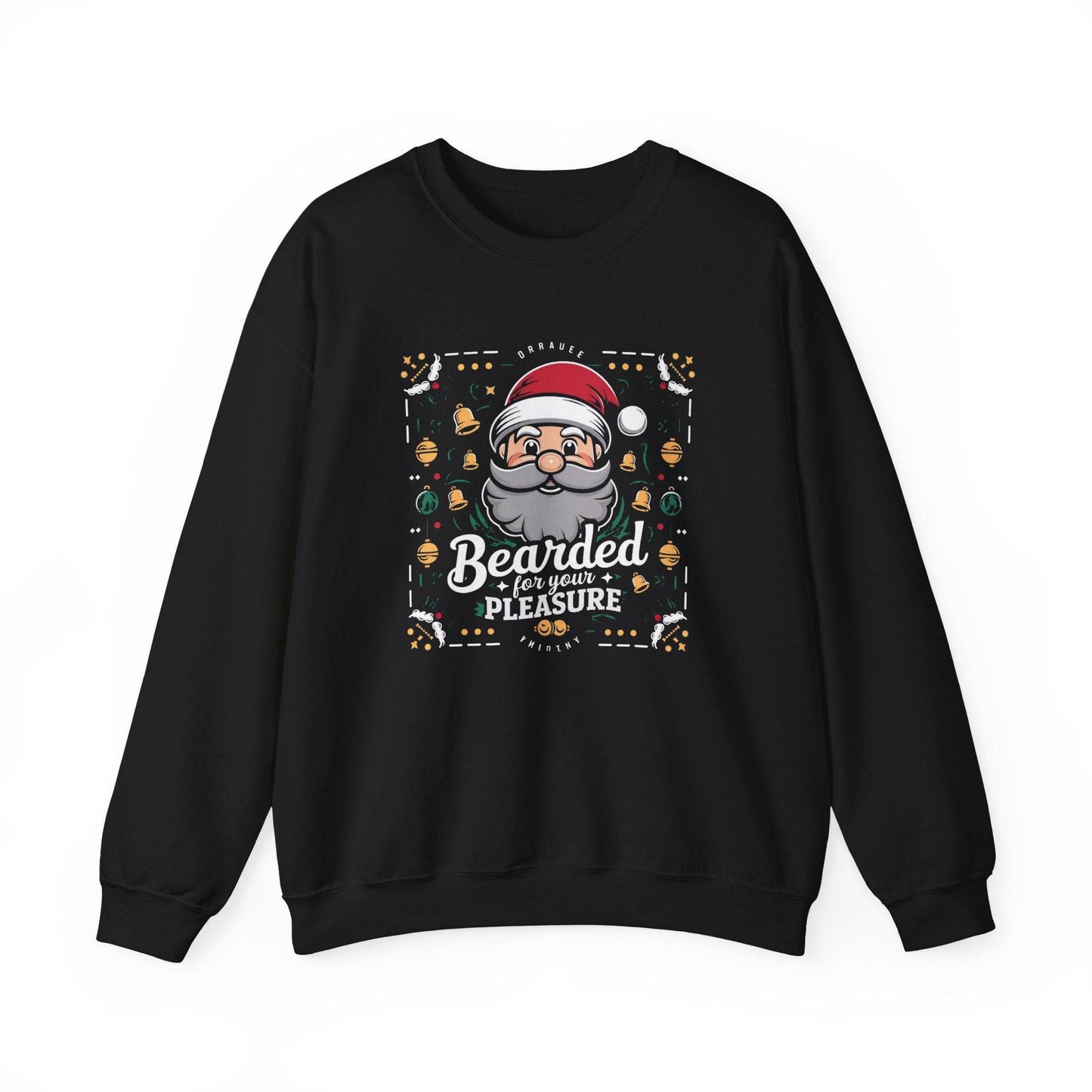 Bearded for Your Pleasure Funny Santa Christmas Sweatshirt - Goateez Style