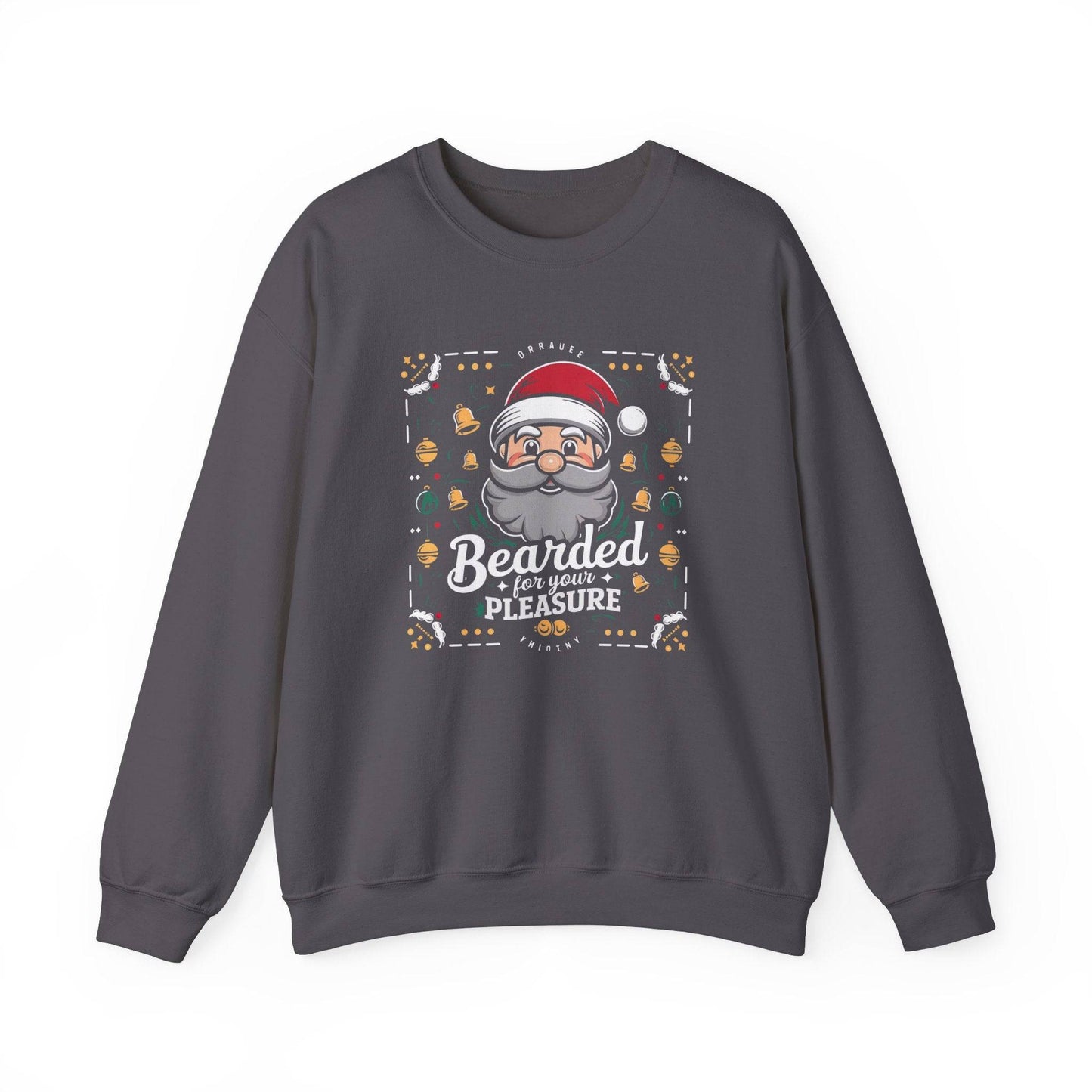 Bearded for Your Pleasure Funny Santa Christmas Sweatshirt - Goateez Style