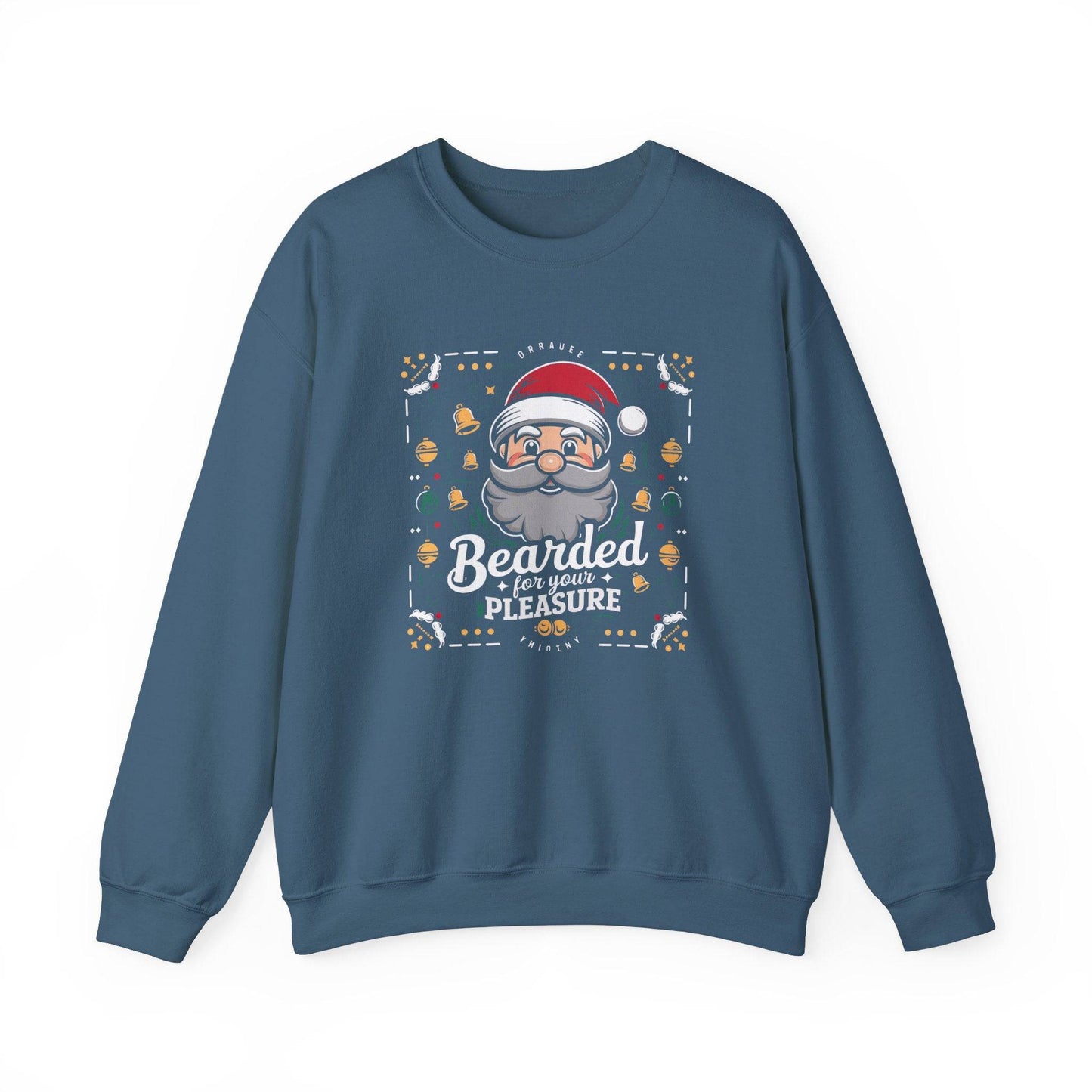 Bearded for Your Pleasure Funny Santa Christmas Sweatshirt - Goateez Style