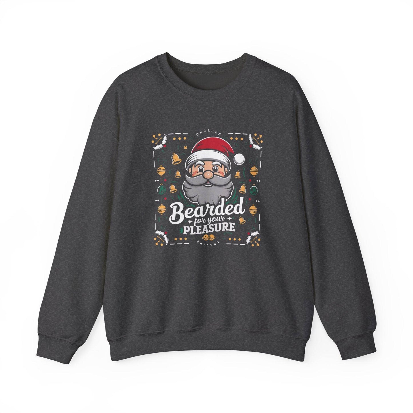 Bearded for Your Pleasure Funny Santa Christmas Sweatshirt - Goateez Style