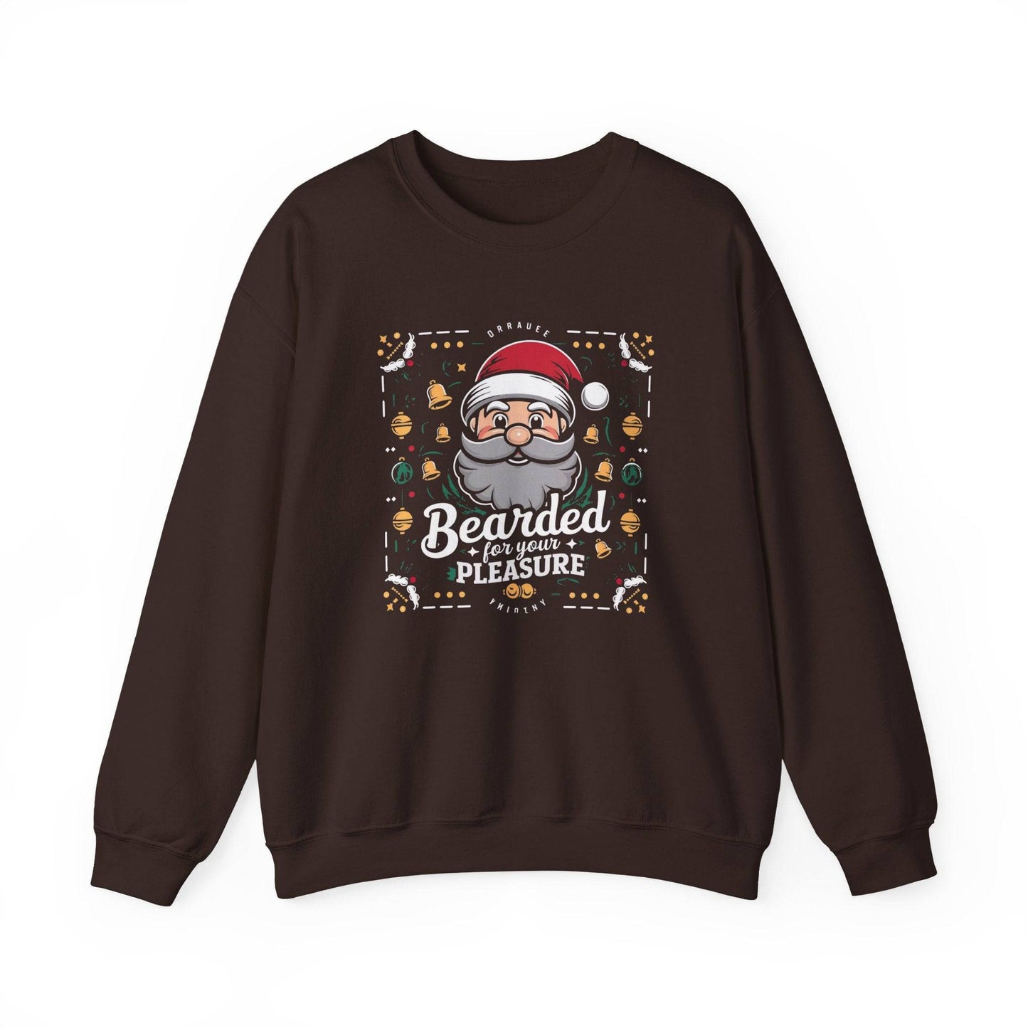 Bearded for Your Pleasure Funny Santa Christmas Sweatshirt - Goateez Style