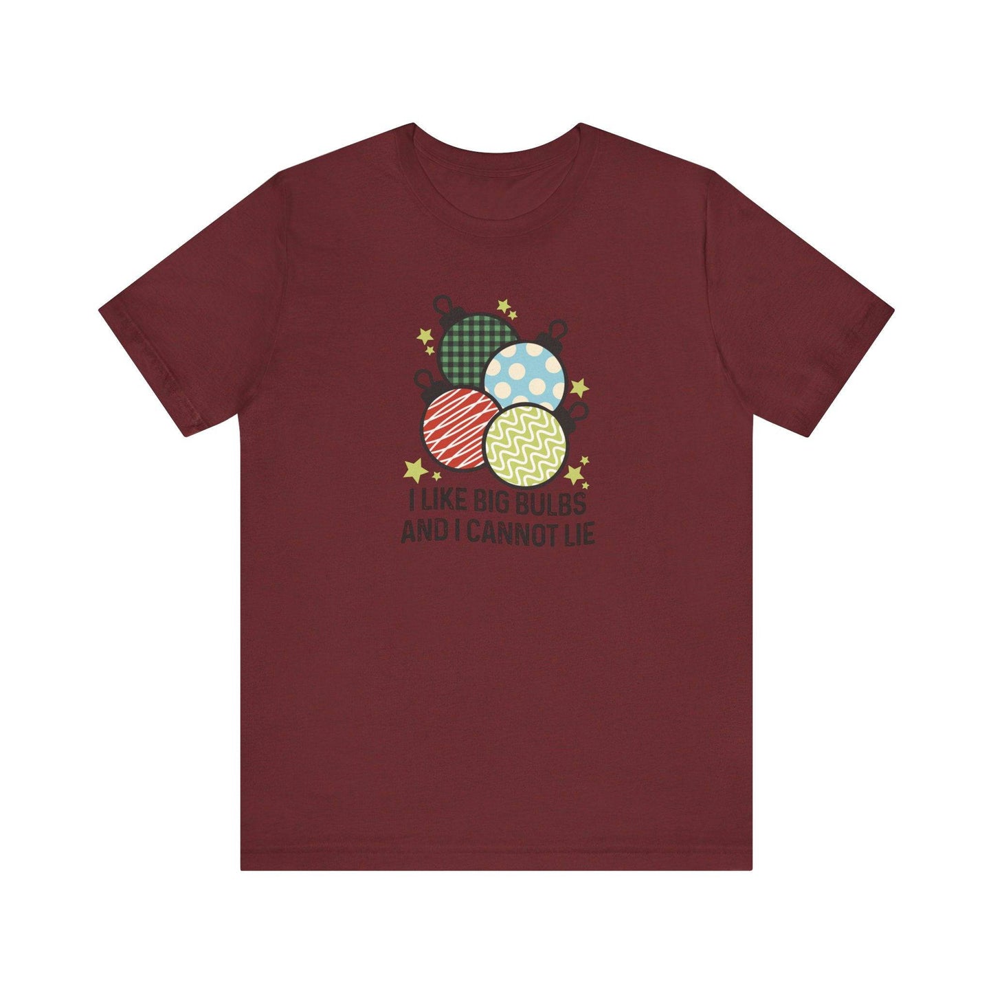 Big Bulbs Christmas T-Shirt - Festive Ornament Fun - Goateez Style