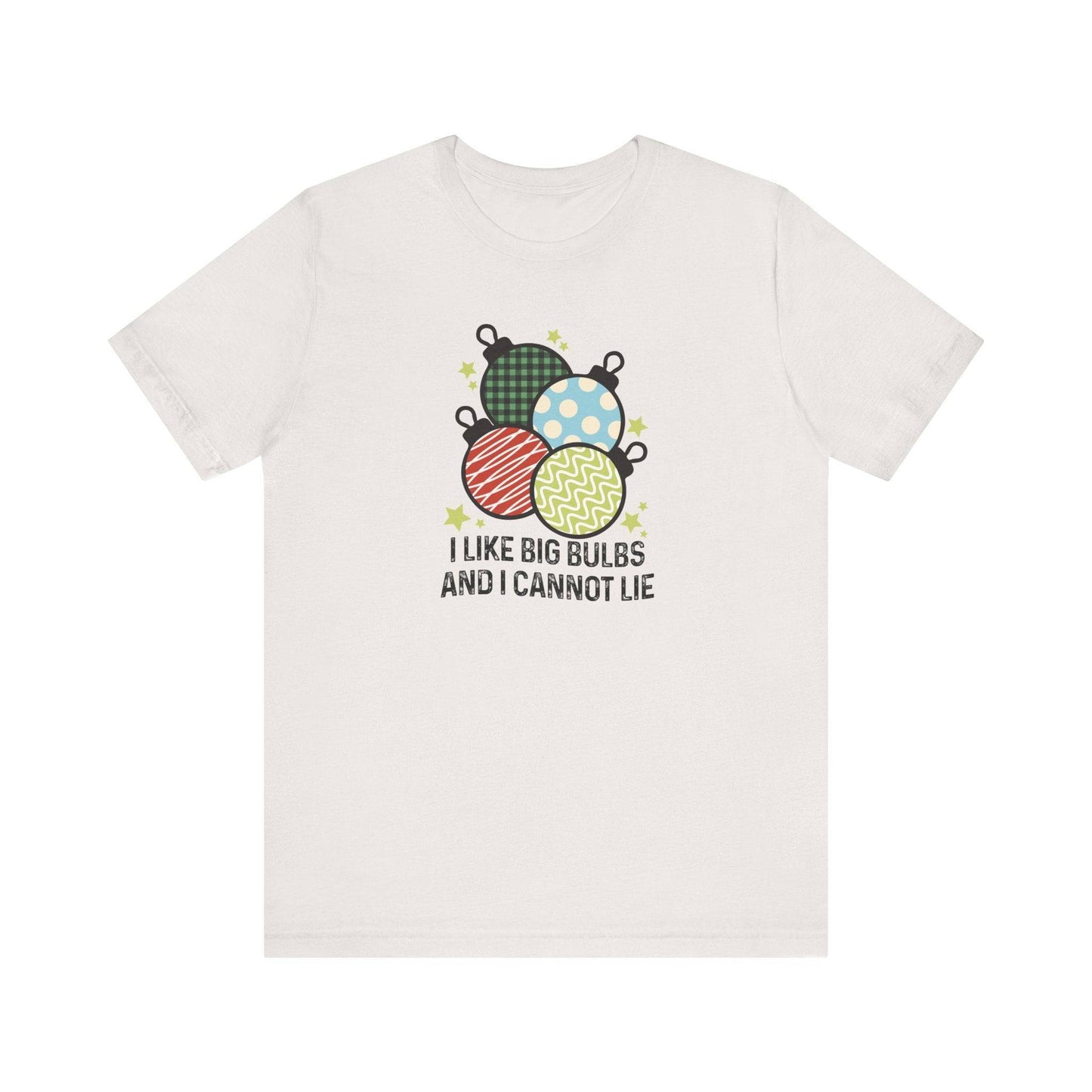 Big Bulbs Christmas T-Shirt - Festive Ornament Fun - Goateez Style