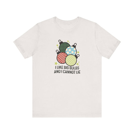 Big Bulbs Christmas T-Shirt - Festive Ornament Fun - Goateez Style