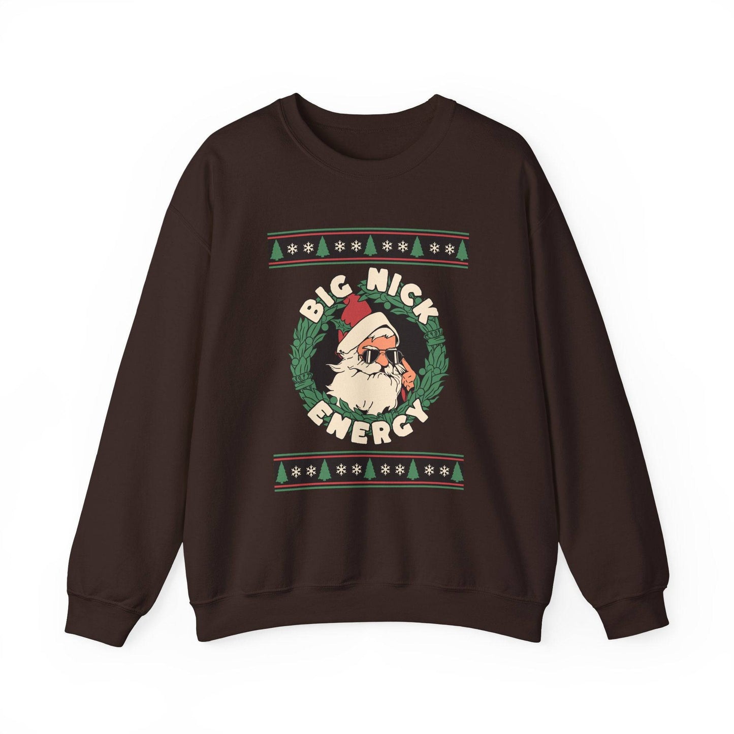 Big Nick Energy Funny Santa Christmas Sweatshirt Gift - Goateez Style