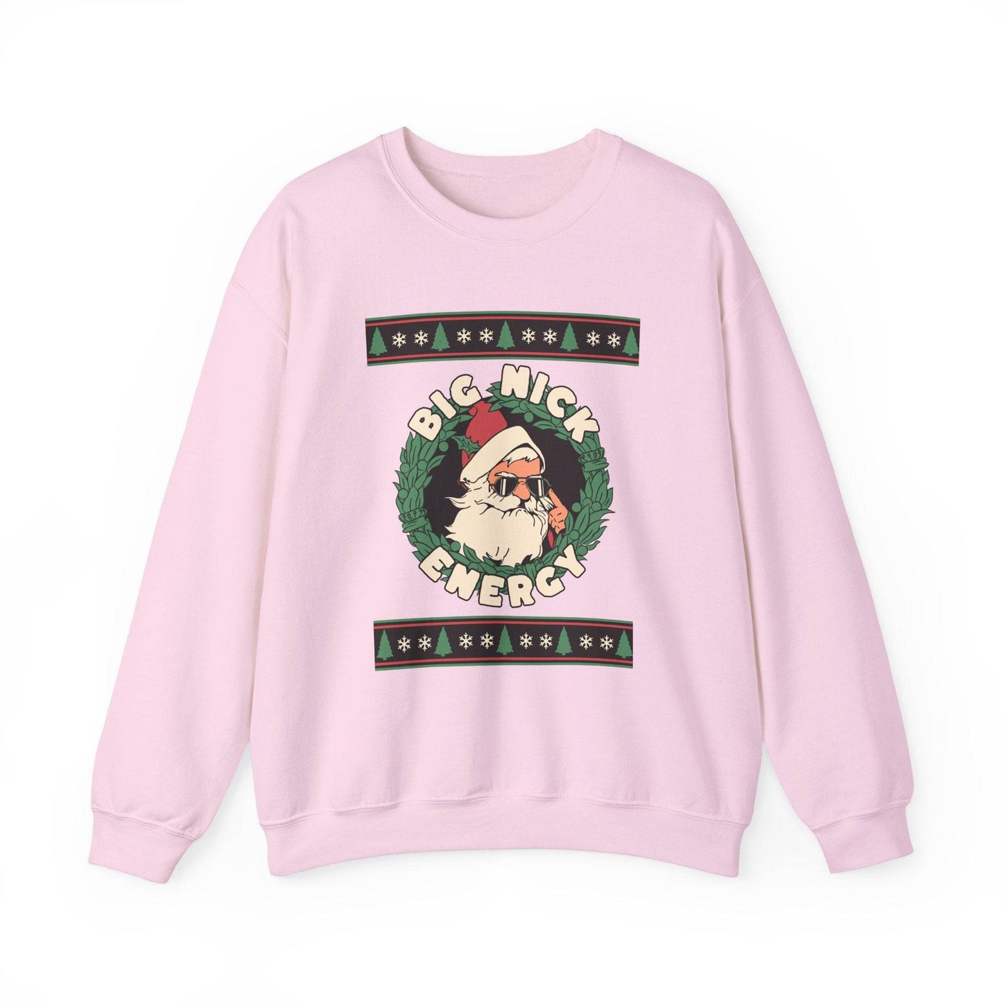 Big Nick Energy Funny Santa Christmas Sweatshirt Gift - Goateez Style