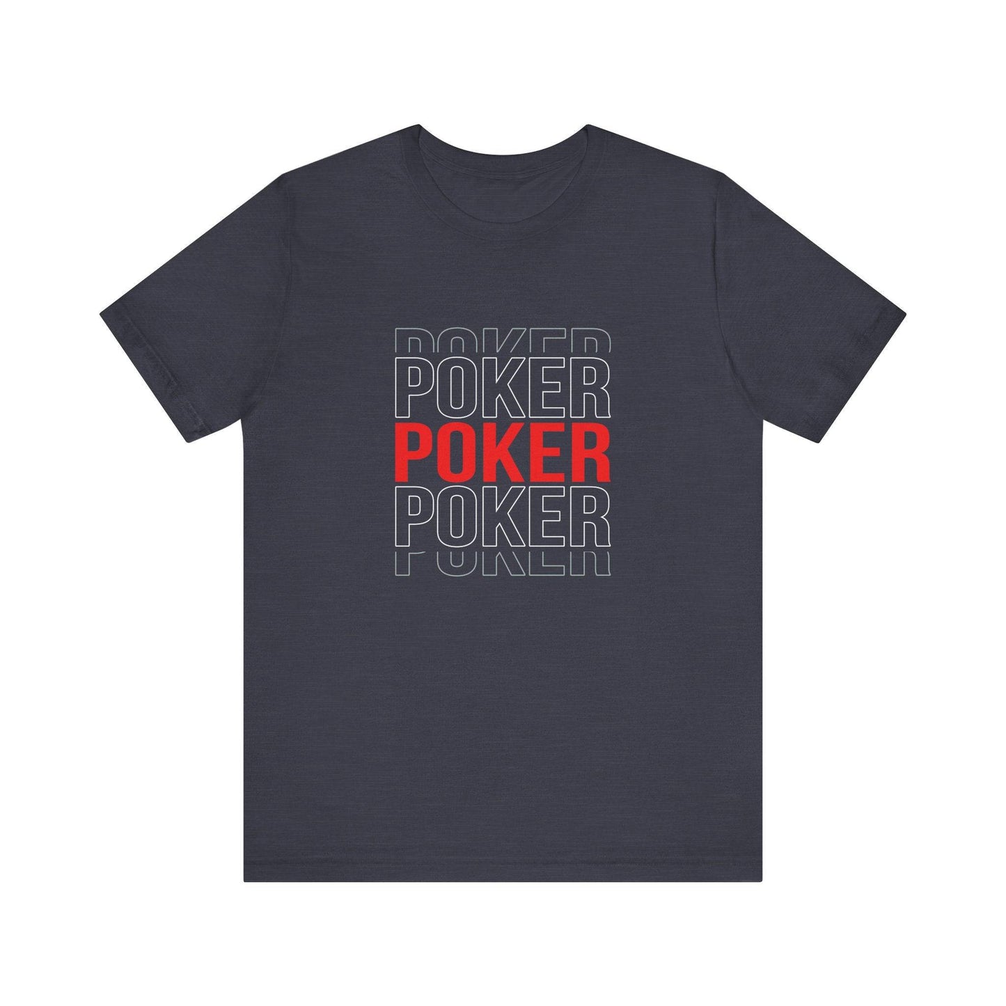 Bold Poker Design T-Shirt - Stylish Card Game Tee - Goateez Style