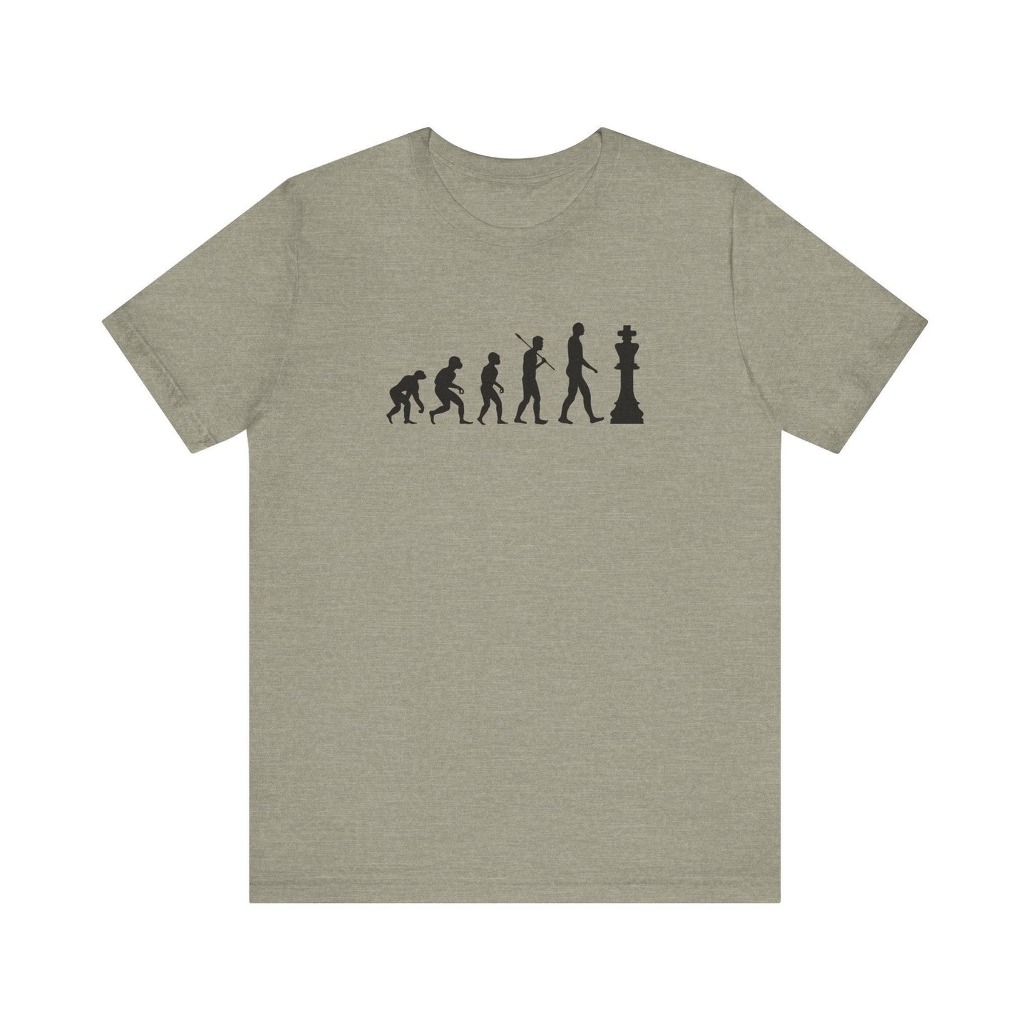 Chess Evolution T-Shirt - Evolution of Chess Pieces Design - Goateez Style