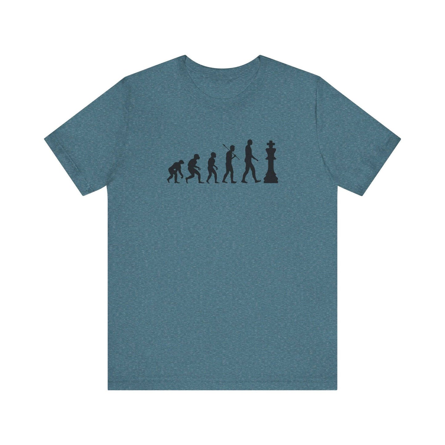 Chess Evolution T-Shirt - Evolution of Chess Pieces Design - Goateez Style