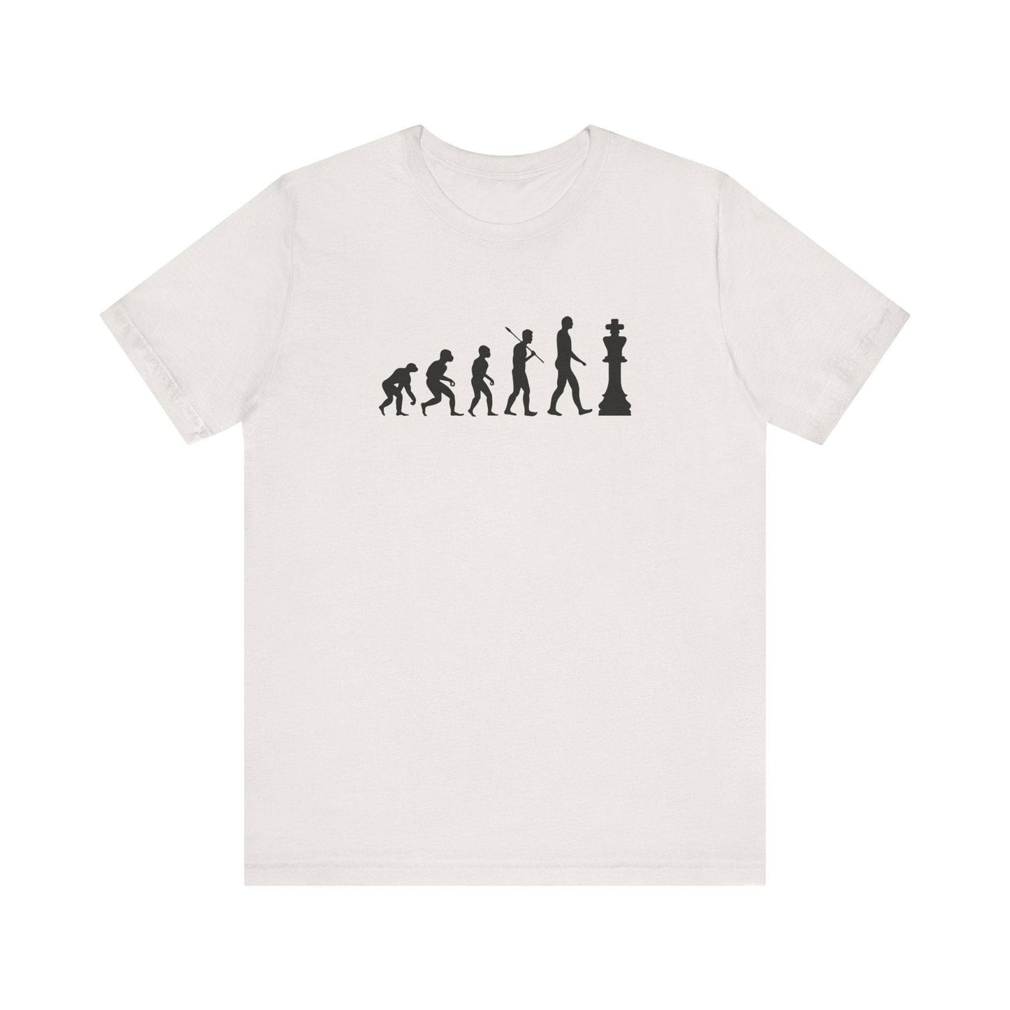 Chess Evolution T-Shirt - Evolution of Chess Pieces Design - Goateez Style