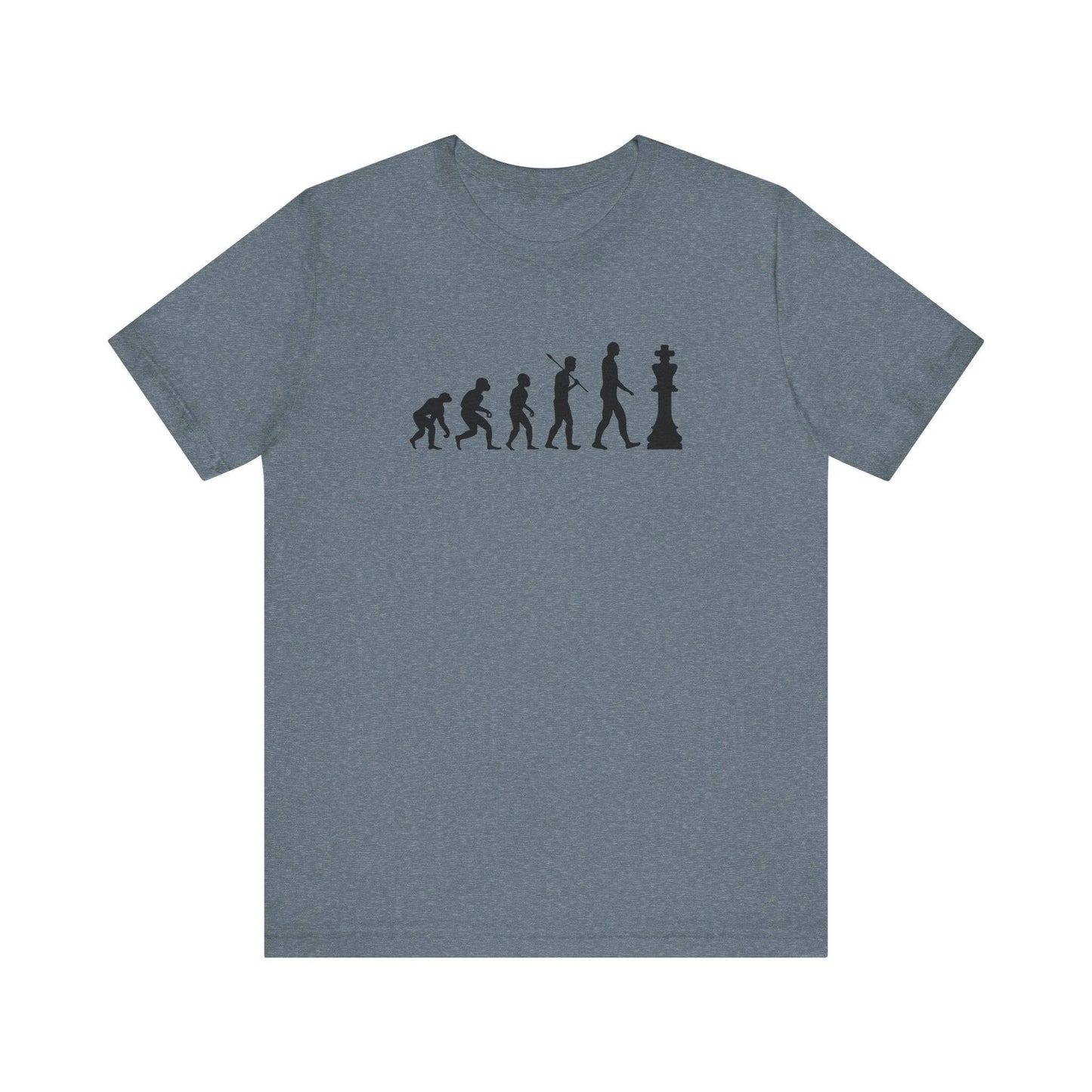 Chess Evolution T-Shirt - Evolution of Chess Pieces Design - Goateez Style