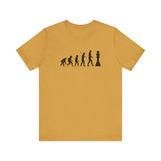 Chess Evolution T-Shirt - Evolution of Chess Pieces Design - Goateez Style