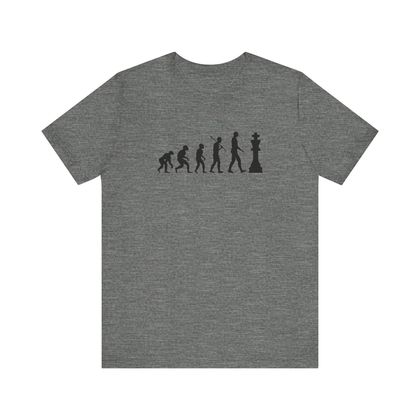 Chess Evolution T-Shirt - Evolution of Chess Pieces Design - Goateez Style