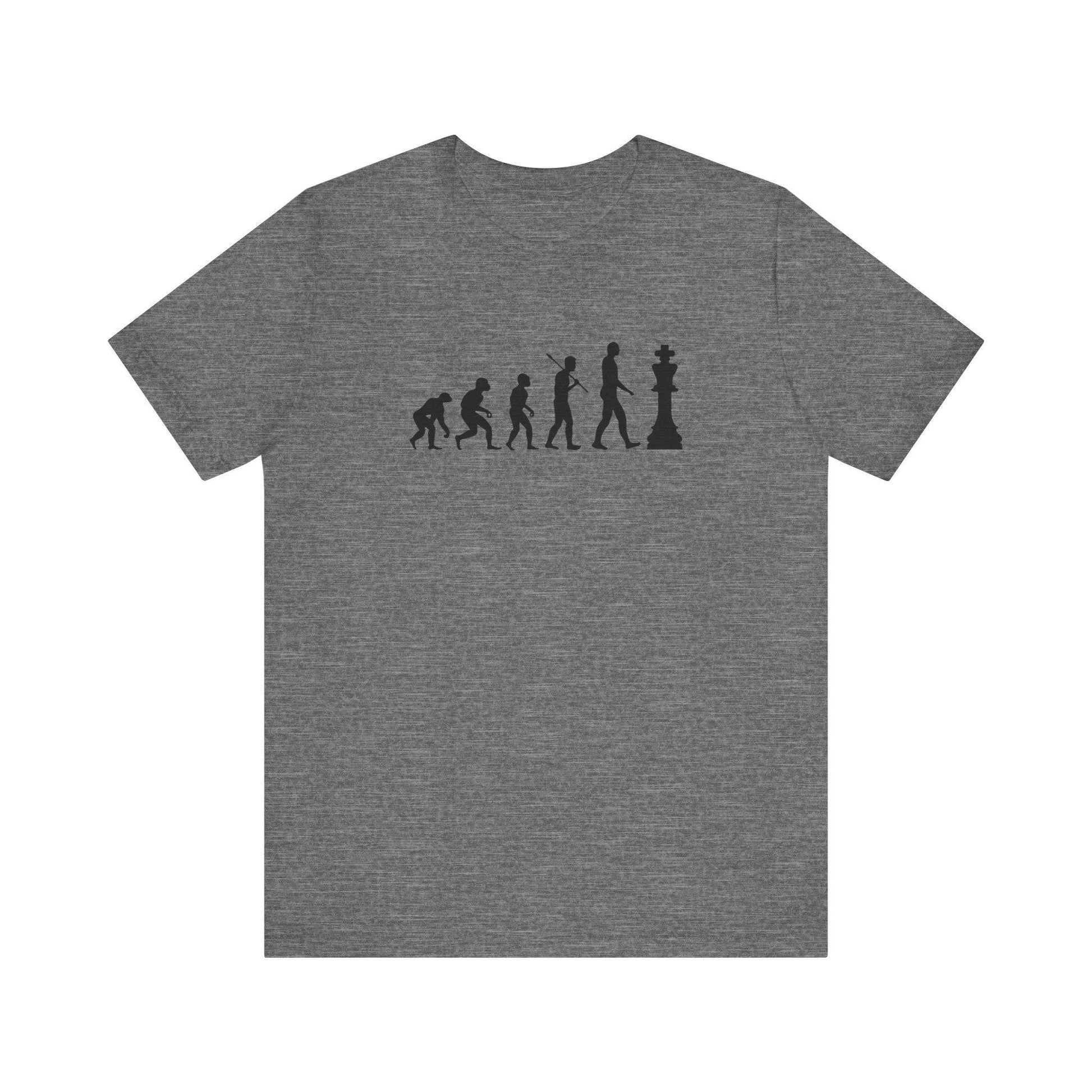 Chess Evolution T-Shirt - Evolution of Chess Pieces Design - Goateez Style