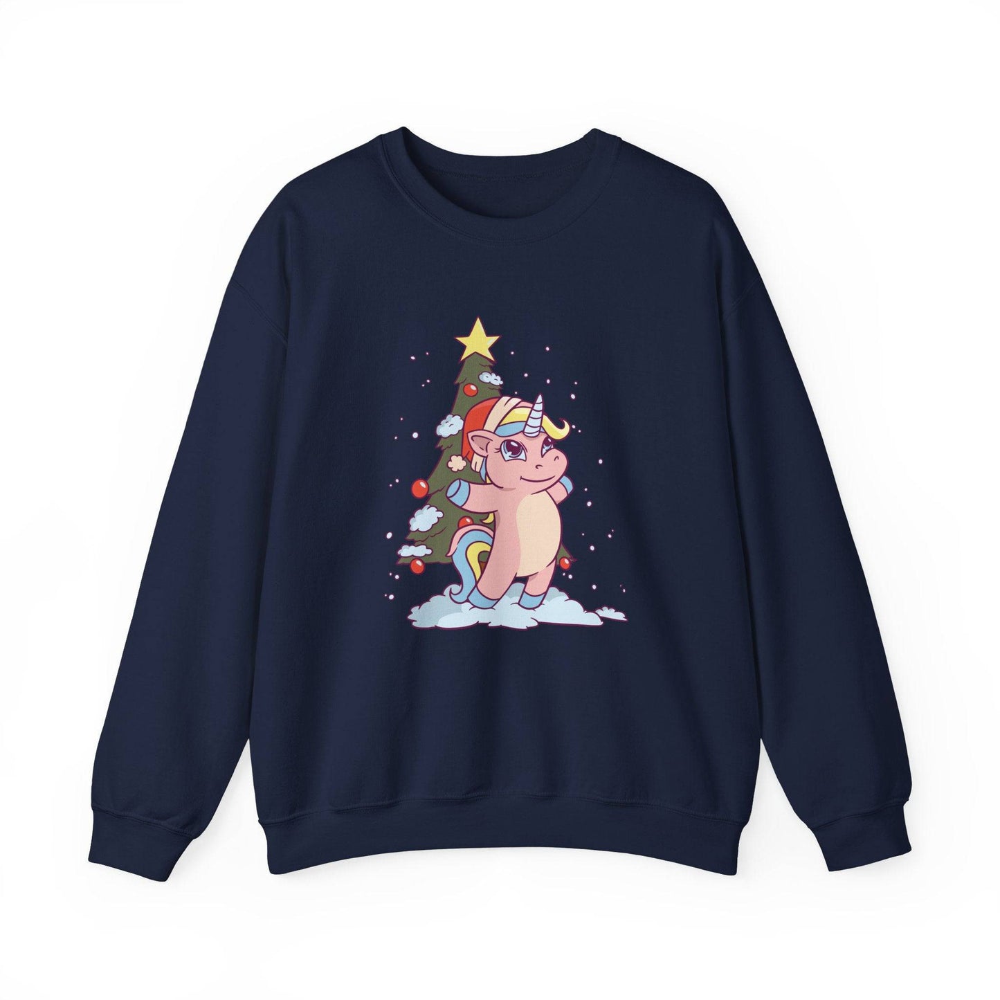 Christmas Unicorn Sweatshirt - Cute and Festive Holiday Magic - Goateez Style