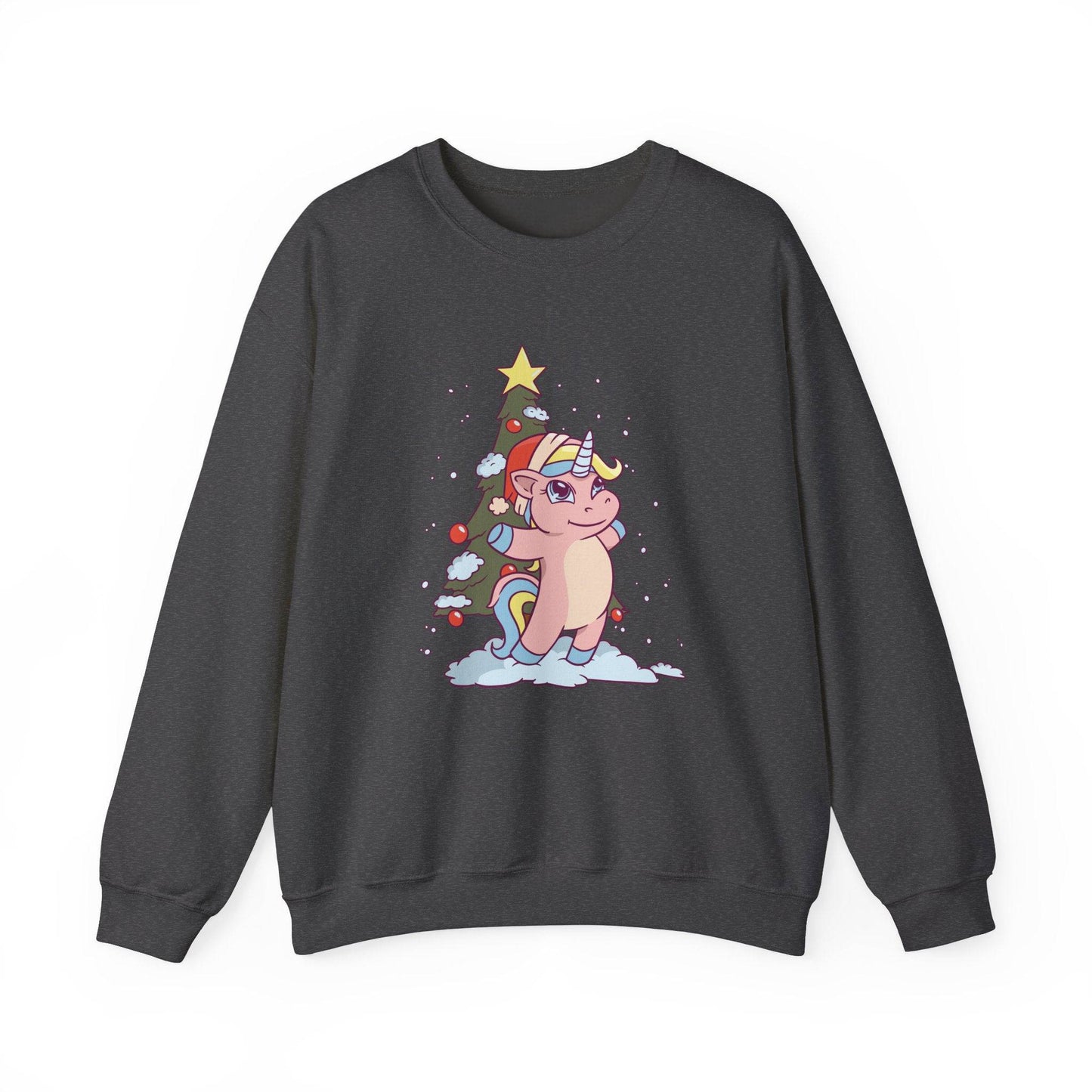 Christmas Unicorn Sweatshirt - Cute and Festive Holiday Magic - Goateez Style