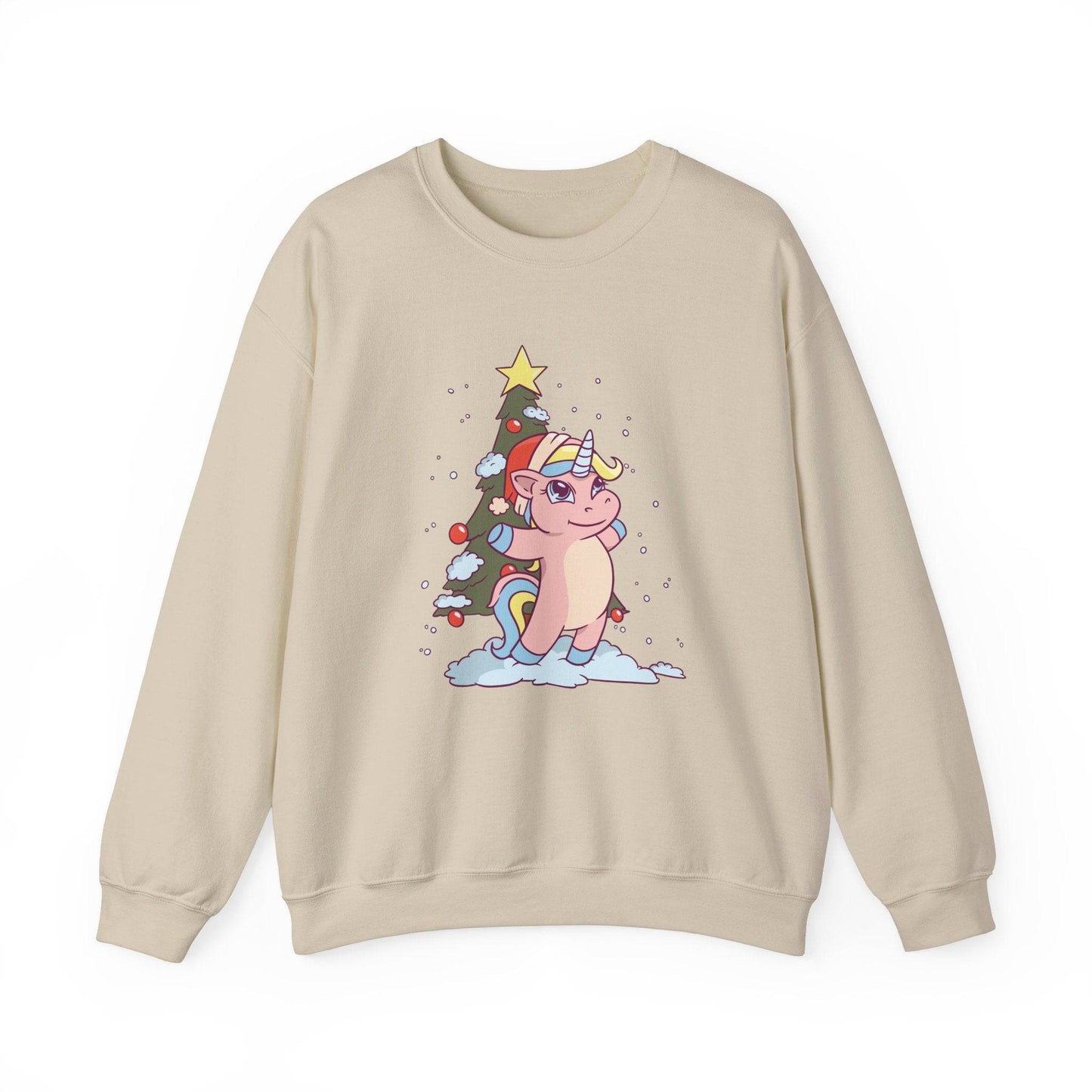 Christmas Unicorn Sweatshirt - Cute and Festive Holiday Magic - Goateez Style