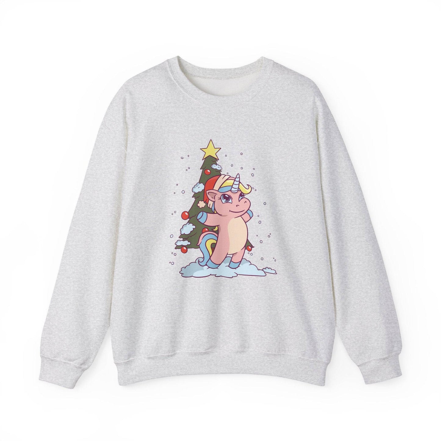 Christmas Unicorn Sweatshirt - Cute and Festive Holiday Magic - Goateez Style