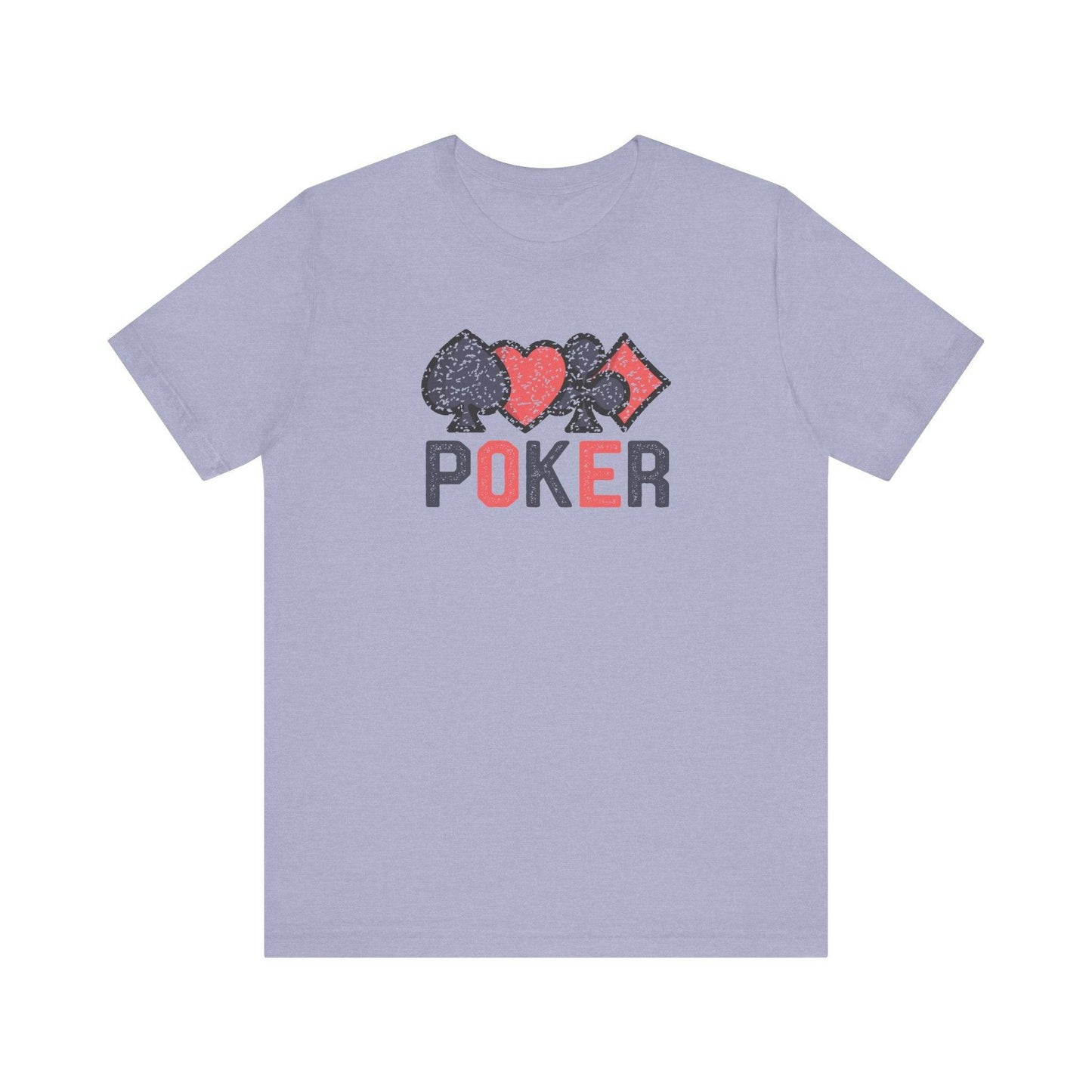 Classic Poker T-Shirt - Vintage Card Game Lover Tee - Goateez Style