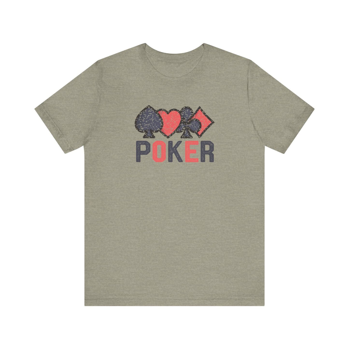 Classic Poker T-Shirt - Vintage Card Game Lover Tee - Goateez Style