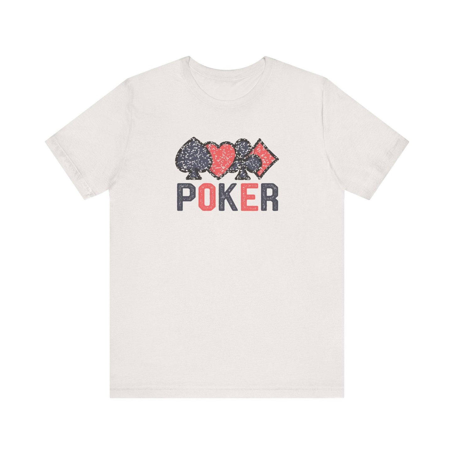 Classic Poker T-Shirt - Vintage Card Game Lover Tee - Goateez Style