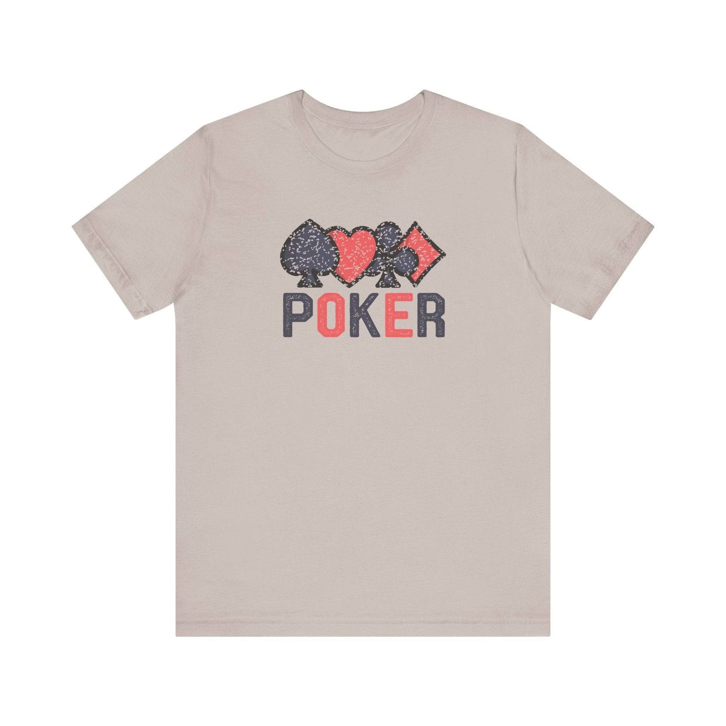 Classic Poker T-Shirt - Vintage Card Game Lover Tee - Goateez Style