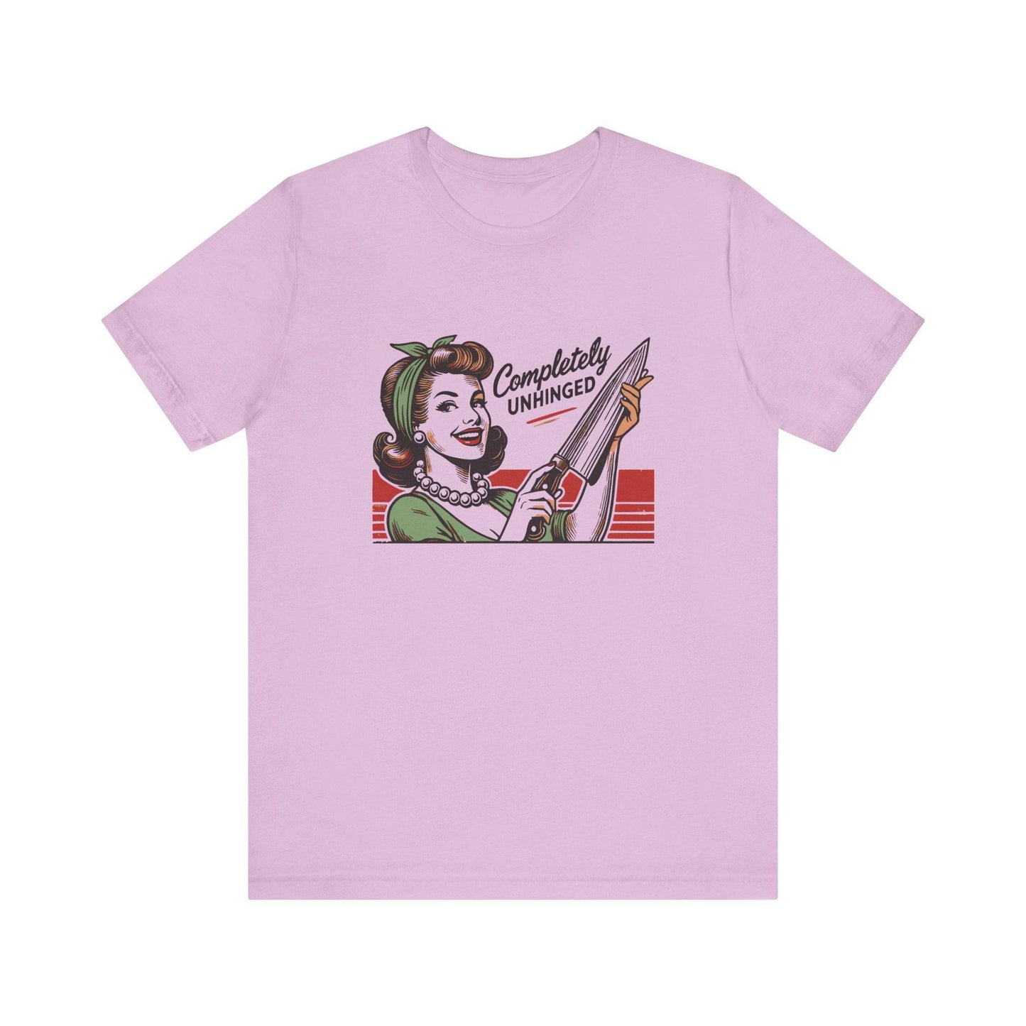 Completely Unhinged Retro T-Shirt - Fun and Edgy Graphic Tee - Goateez Style