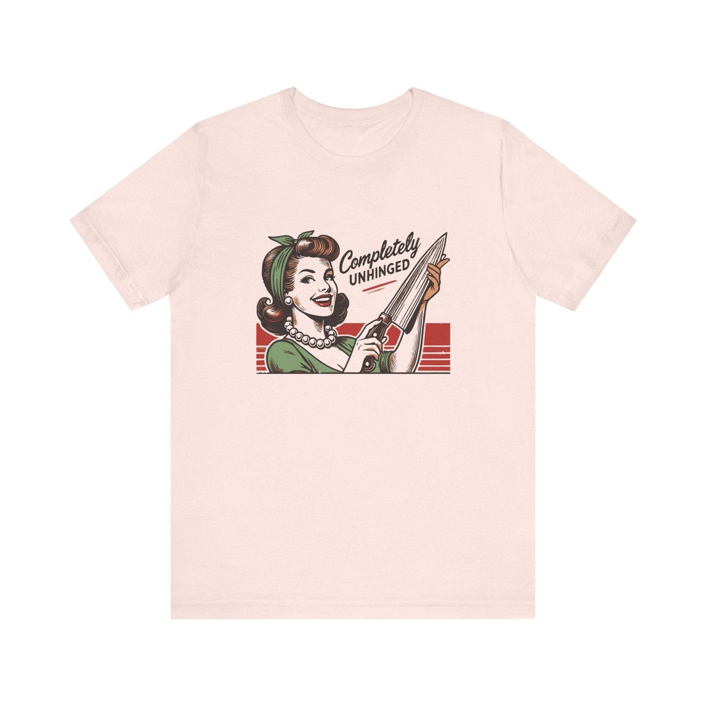 Completely Unhinged Retro T-Shirt - Fun and Edgy Graphic Tee - Goateez Style