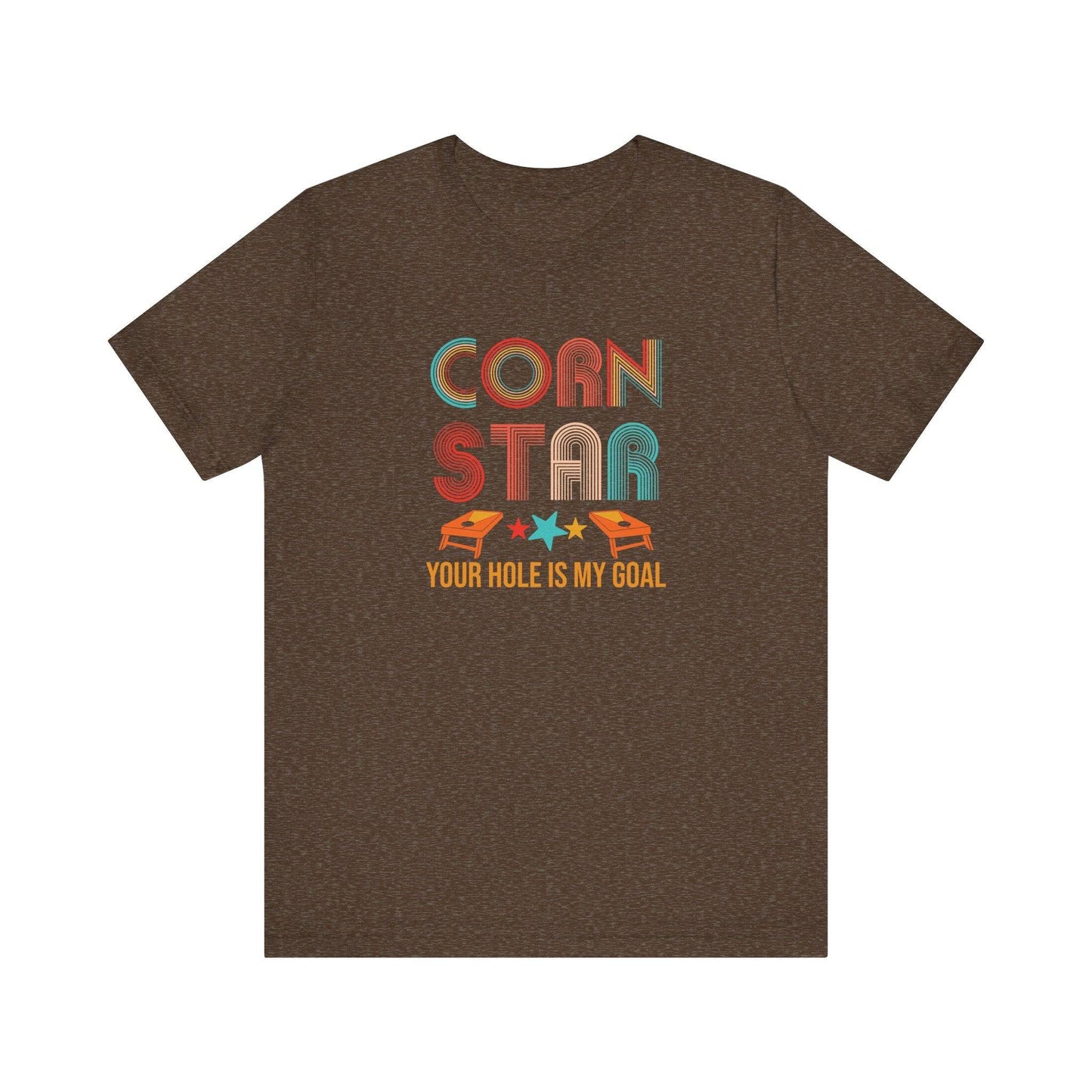 Corn Star T-Shirt - Funny Cornhole Graphic Tee - Goateez Style