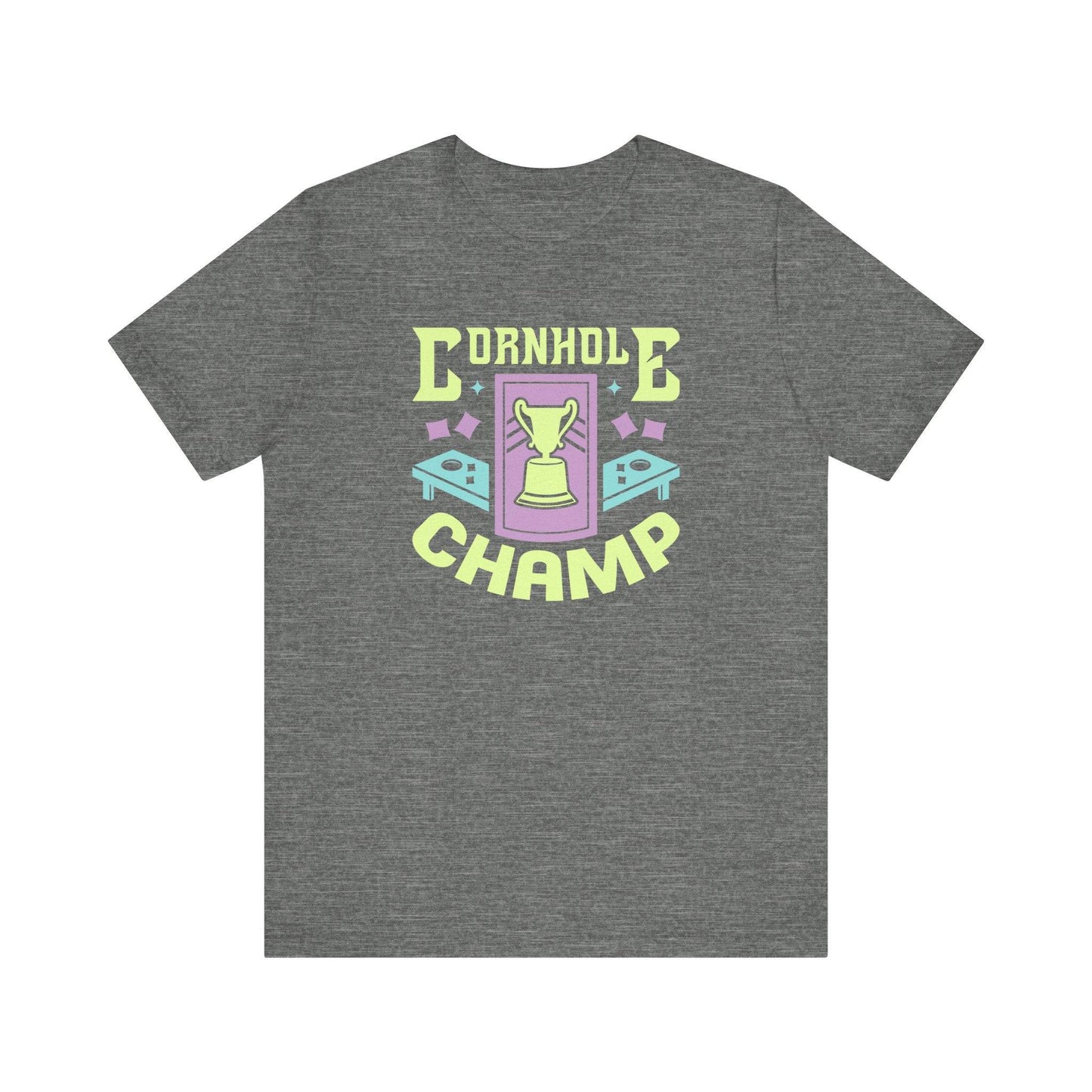 Cornhole Champ - Victory Trophy T-Shirt - Goateez Style