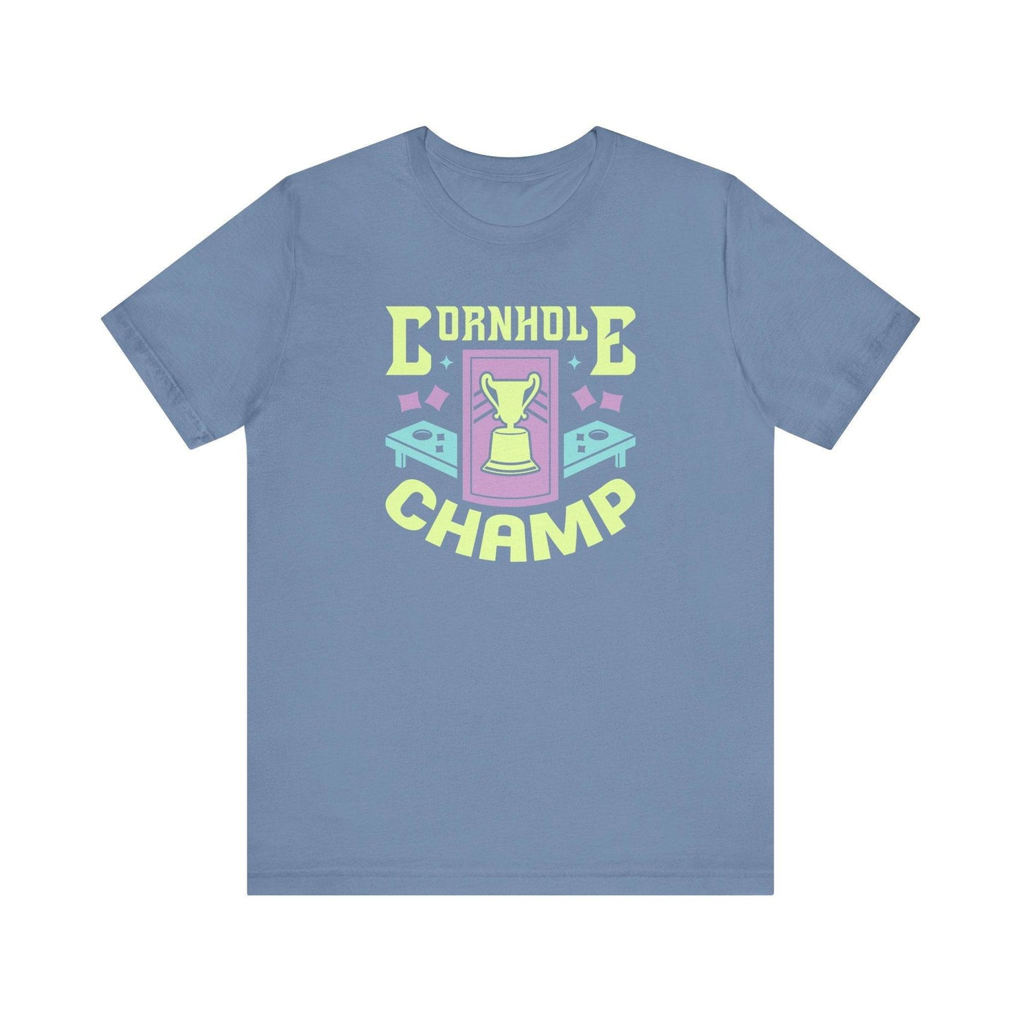 Cornhole Champ - Victory Trophy T-Shirt - Goateez Style