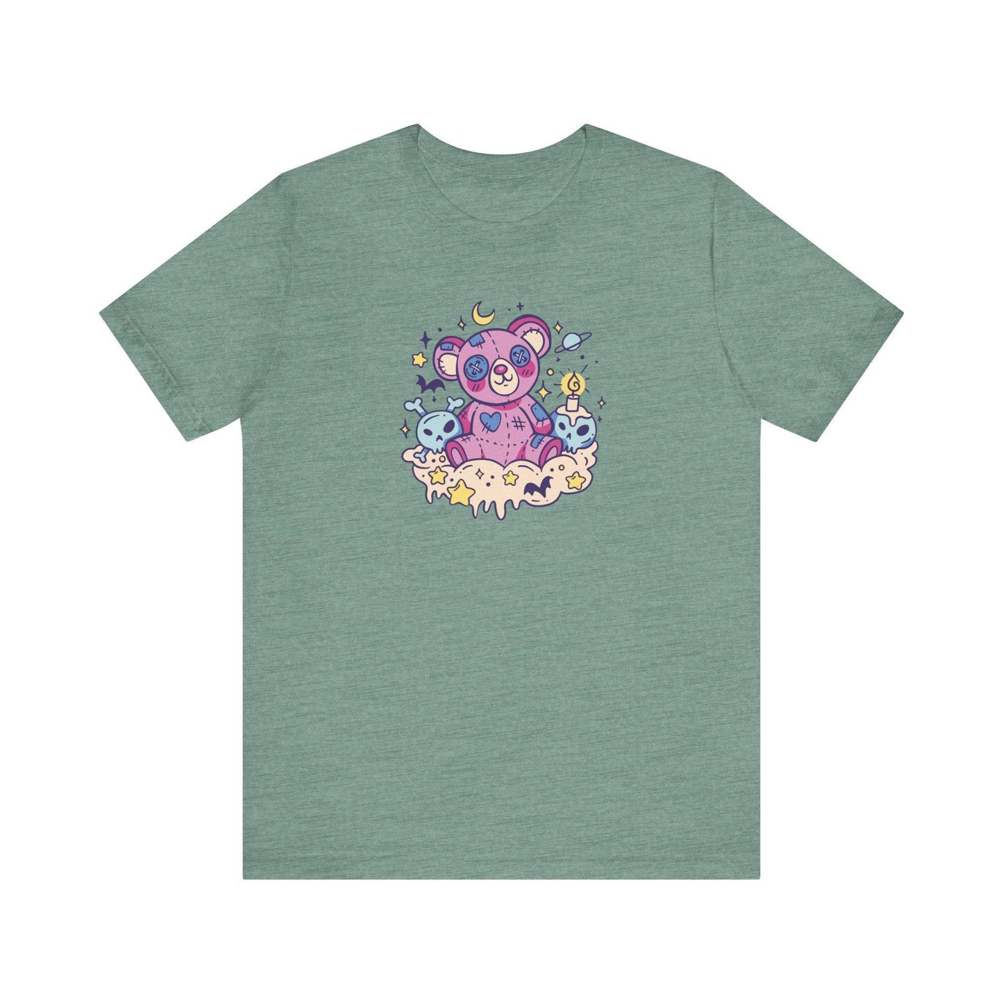 Creepy Kawaii Teddy Bear Cute Spooky T-Shirt - Goateez Style