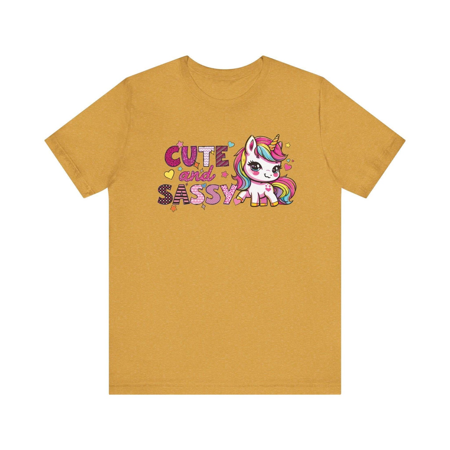 Cute and Sassy Unicorn T-Shirt - Adorable and Fun Design - Goateez Style