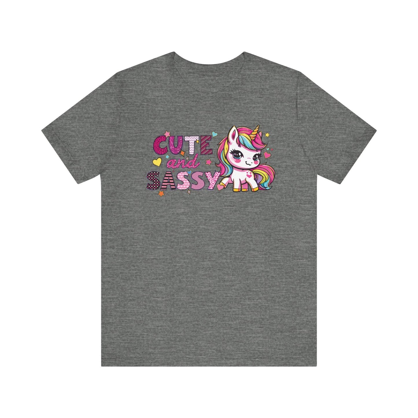 Cute and Sassy Unicorn T-Shirt - Adorable and Fun Design - Goateez Style